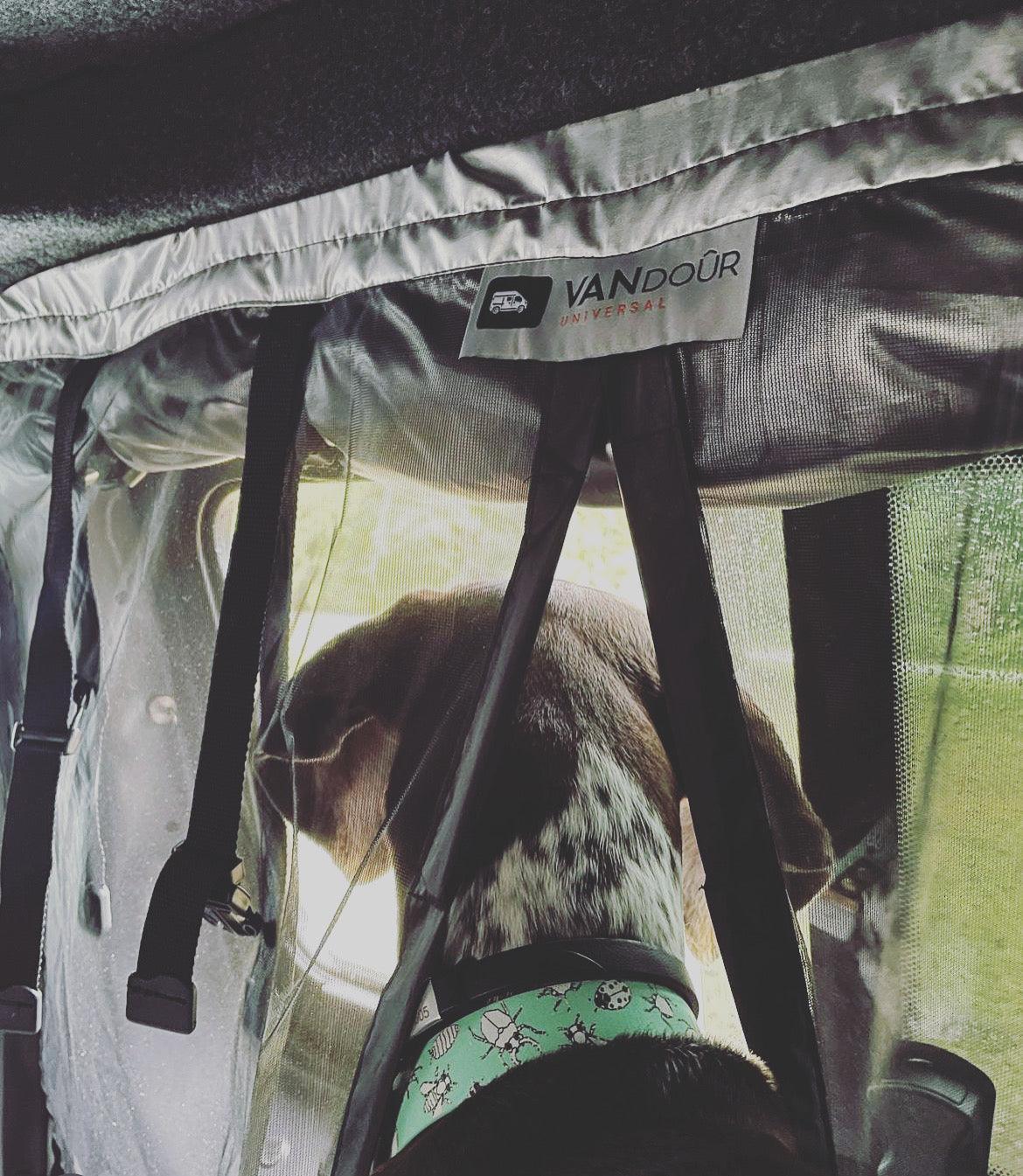 VANdour Mosquito Net Screen Small Campervans fit. Added Privacy Layer
