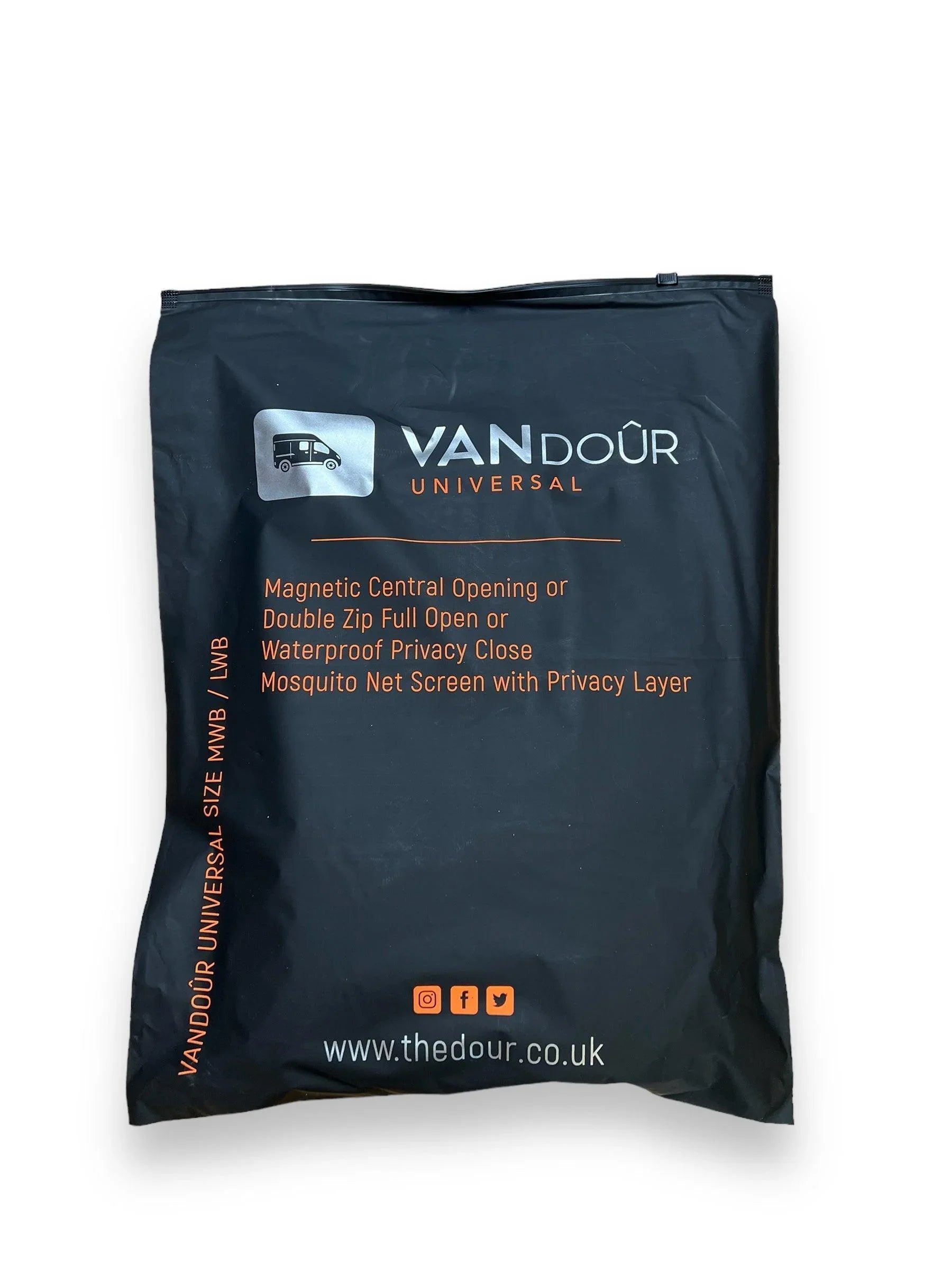 VANdour Mosquito Net Screen Medium to Large Campervans fit. Added Privacy Layer