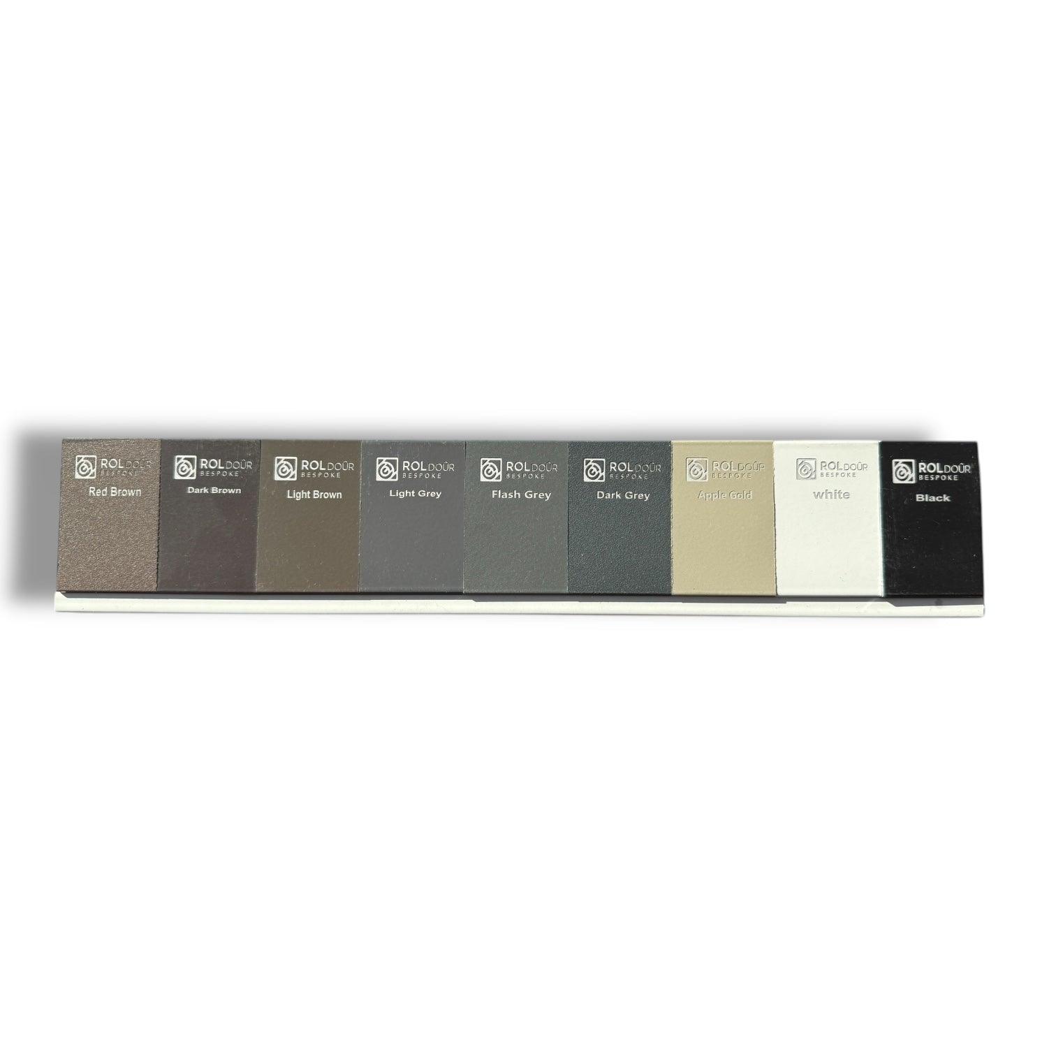 ROLdour Slimline Vertical 400mm up to 1500mm Wide x 400mm up to 1000mm tall, Retractable Roller Blackout or Mosquito Net Blinds Custom Made to Measure