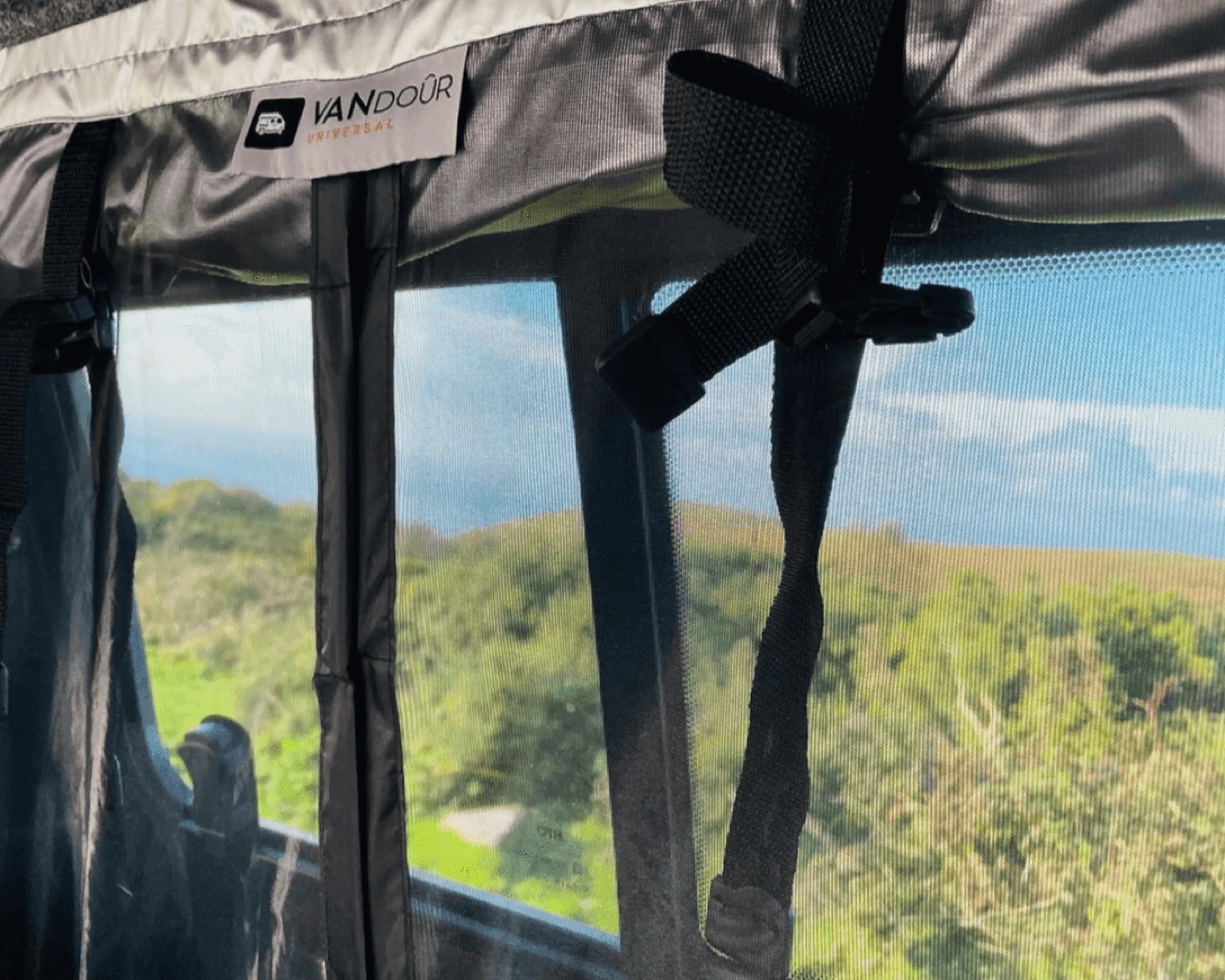 VANdour Mosquito Net Screen Small Campervans fit. Added Privacy Layer