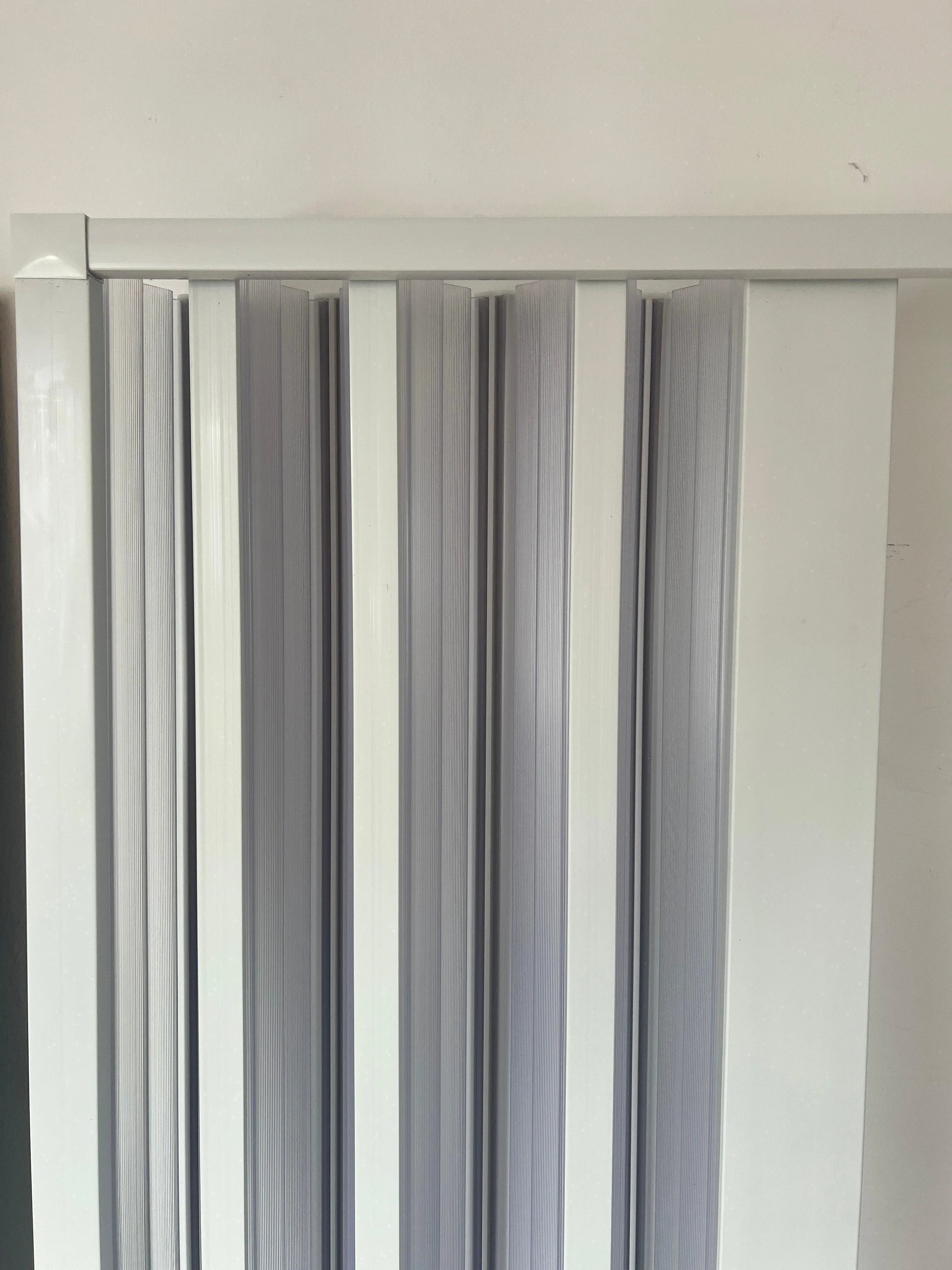 FLEXdoûr Corner PVC Shower Door with central Opening 1850mm Height x Various Reducible Width