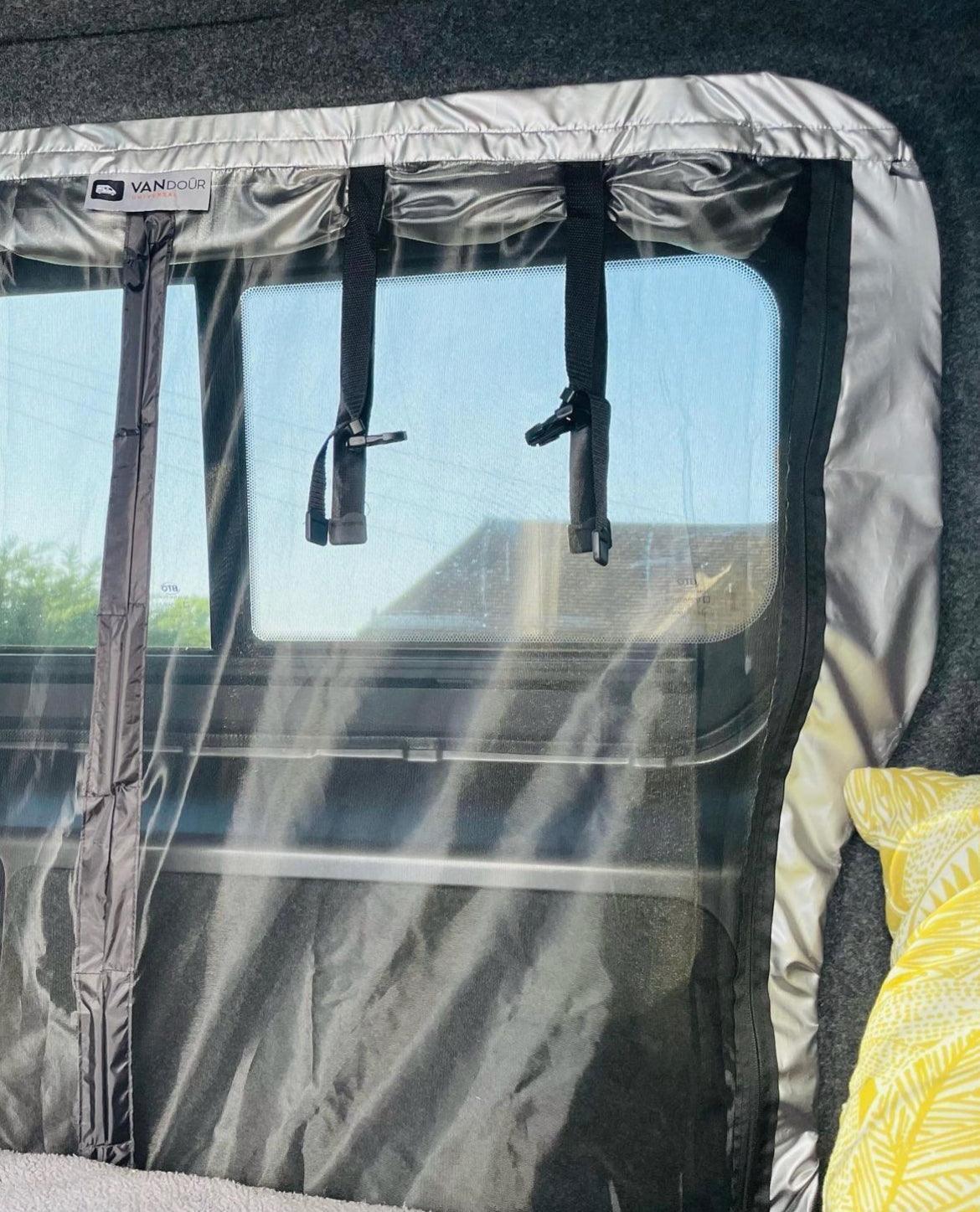 VANdour Mosquito Net Screen Small Campervans fit. Added Privacy Layer