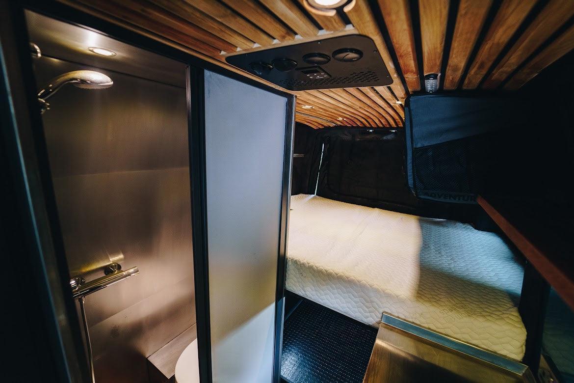 ROLdour Campervan / RV Shower Door PRE MADE 1750mm Tall x 1000mm Self Cut Width