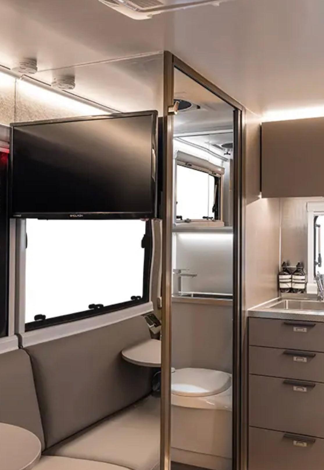 ROLdour Campervan / RV Shower Door PRE MADE 1750mm Tall x 1000mm Self Cut Width
