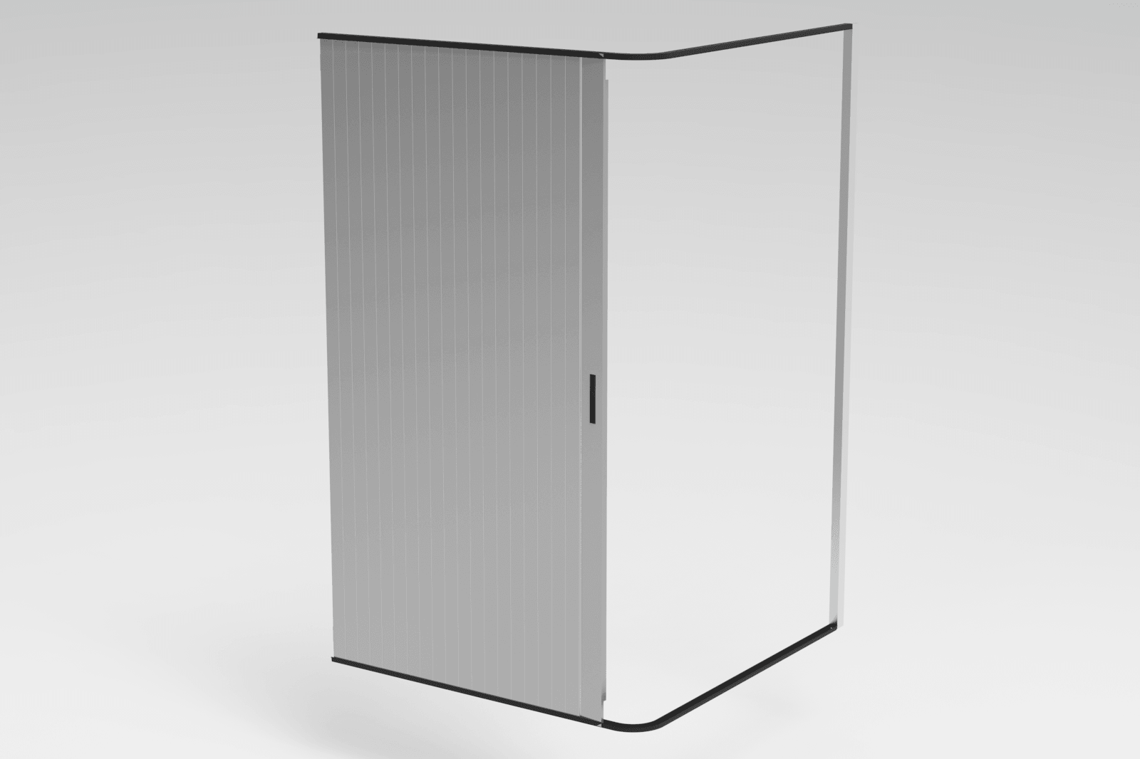 Tambour Black or White or Silver Door kits - Custom Made to the MM from 1000mm up to 1499mm tall