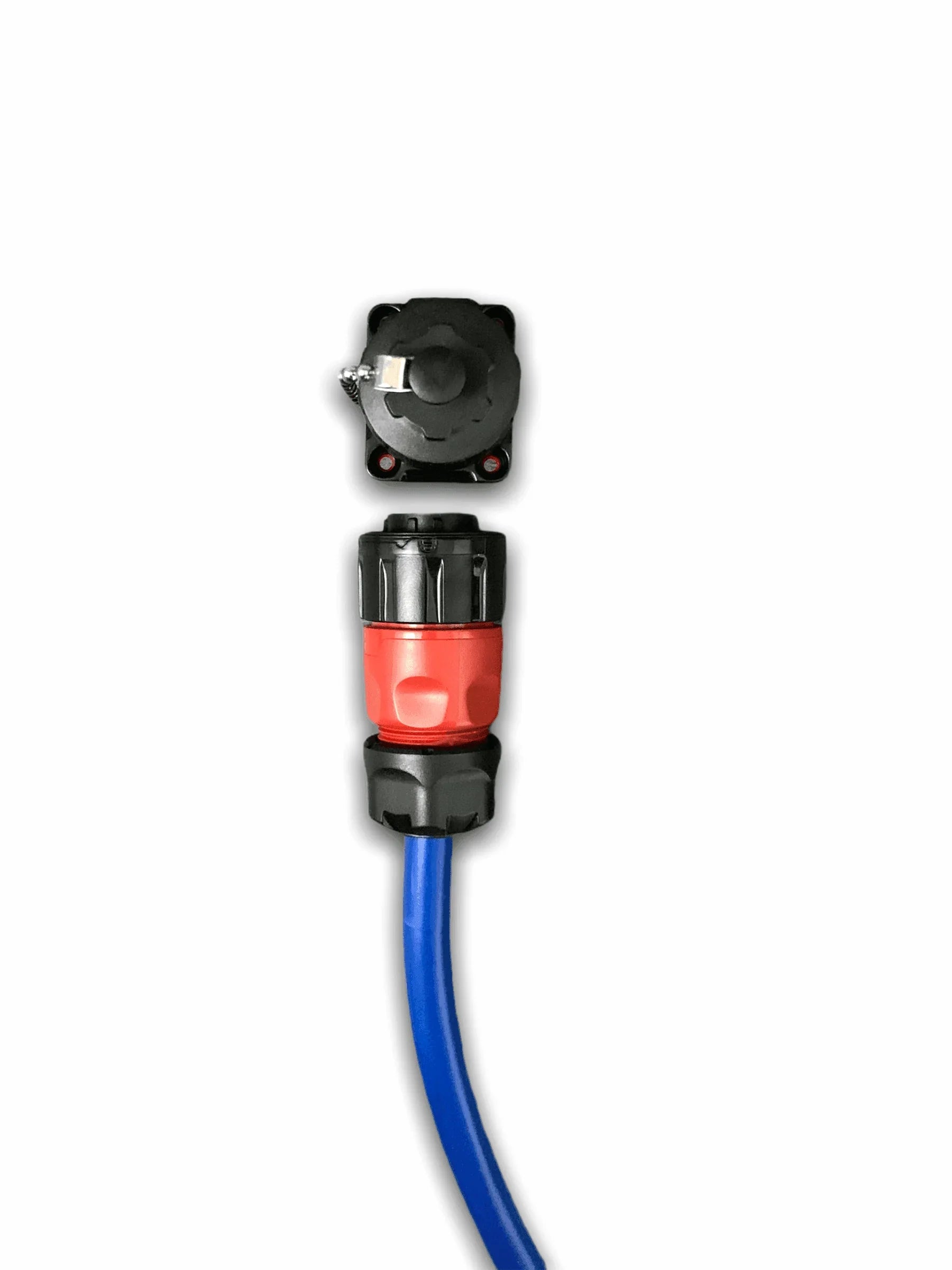 IP67 COMPACT Surface Mounted 240v Electric Hookup Red & Black