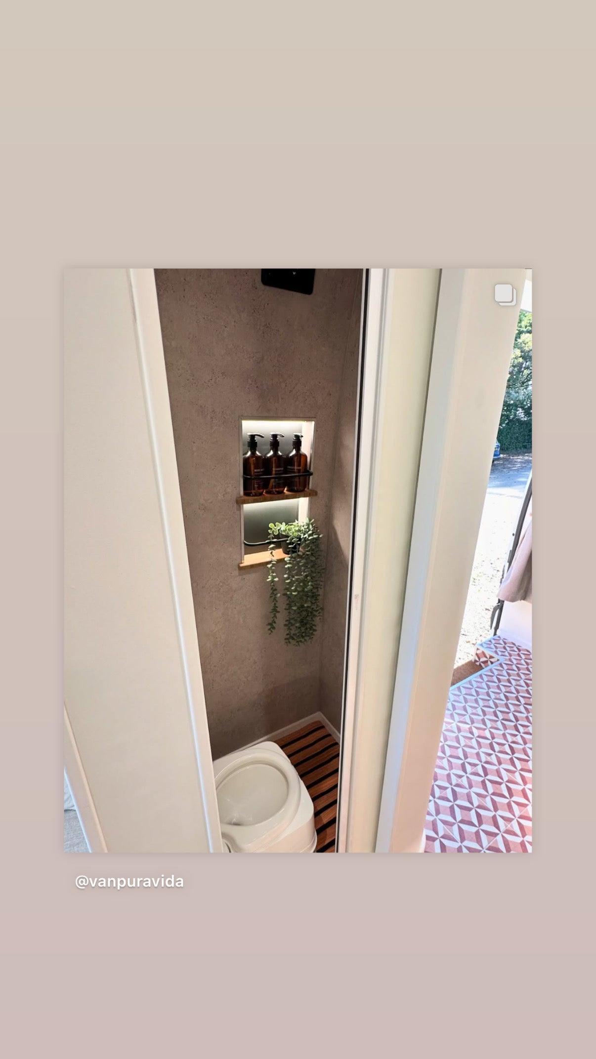 ROLdour Campervan / RV Shower Door 1500mm up to 2000mm Tall Custom Made to Measure