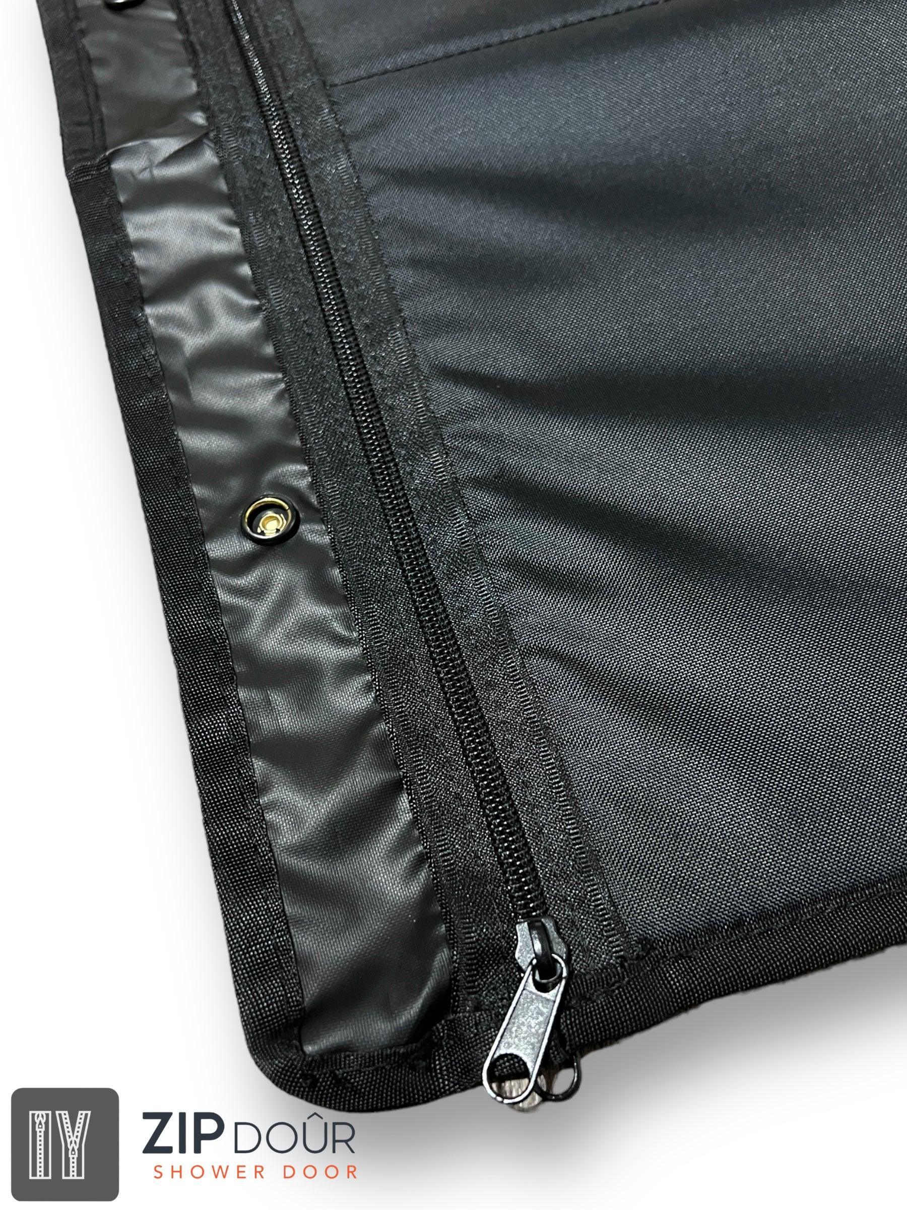 ZIPdoûr Shower Door 4x4 Camper Van / RV - Double Insulated Zip Close in Various Sizes