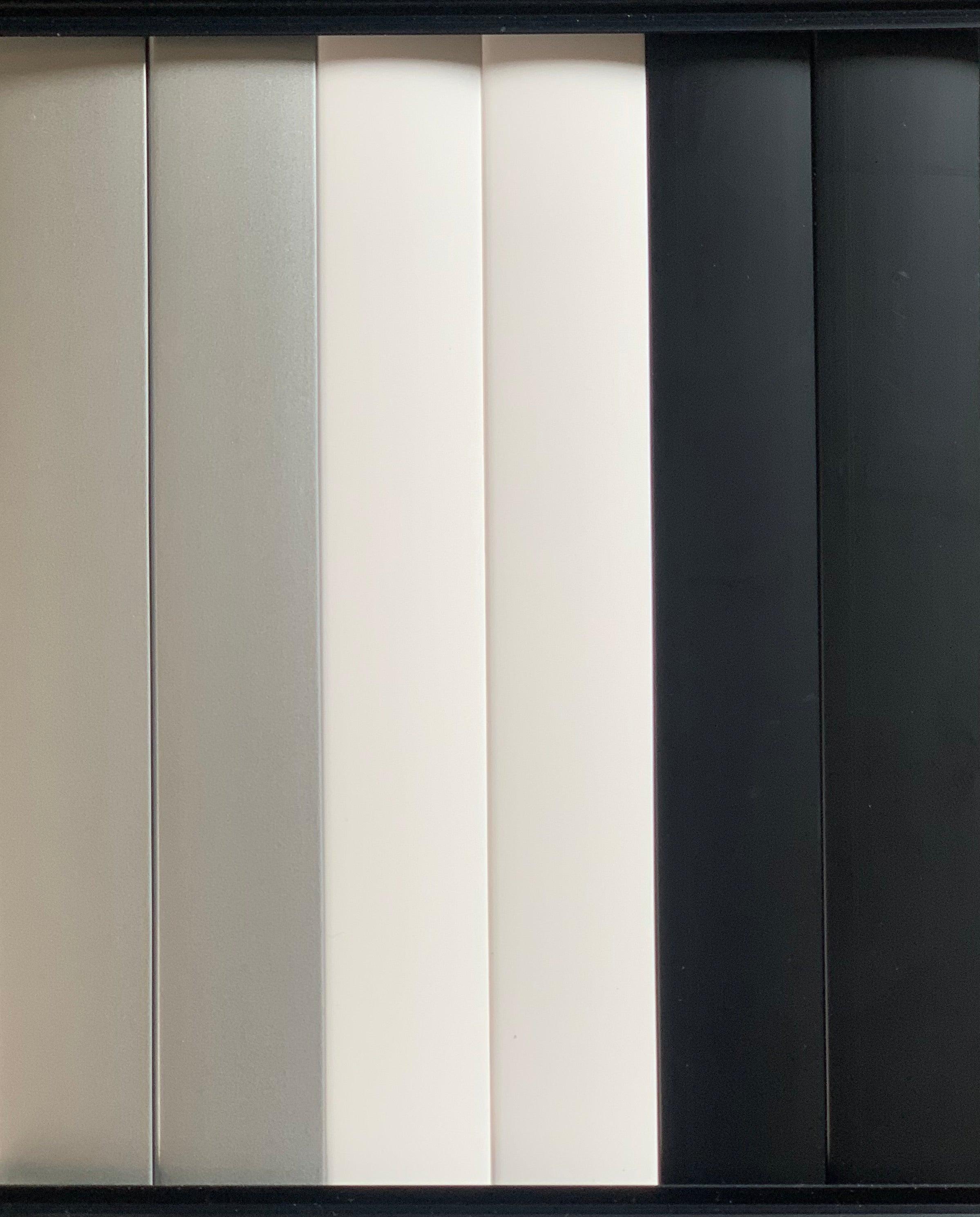 TAMdoûr Tambour Door Kit Cut 1850mm x 700mm with Flex Track for Straight Slide with 90 degree turn or Curved Close Finish