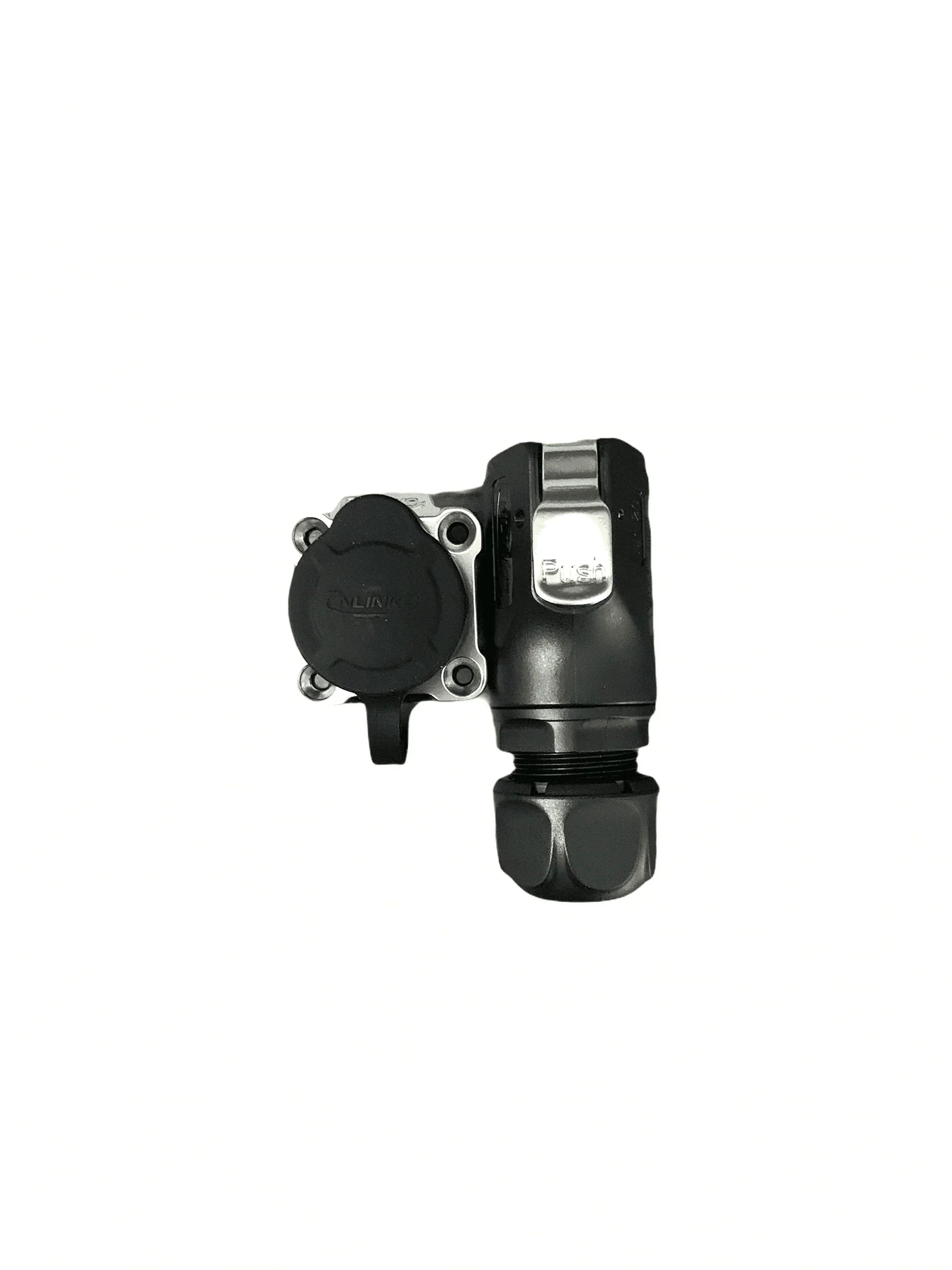 IP67 COMPACT Surface Mounted 240v Electric Hookup Black & Chrome