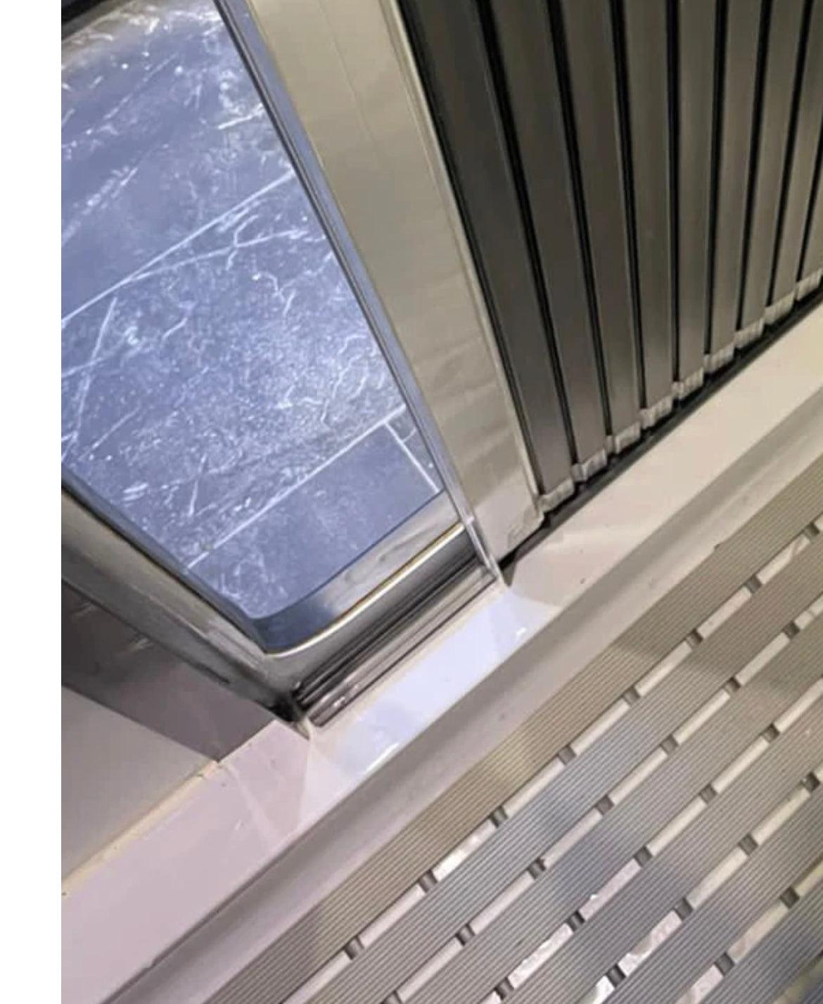 Tambour Black or White or Silver Door kits - Custom Made to the MM from 1000mm up to 1499mm tall