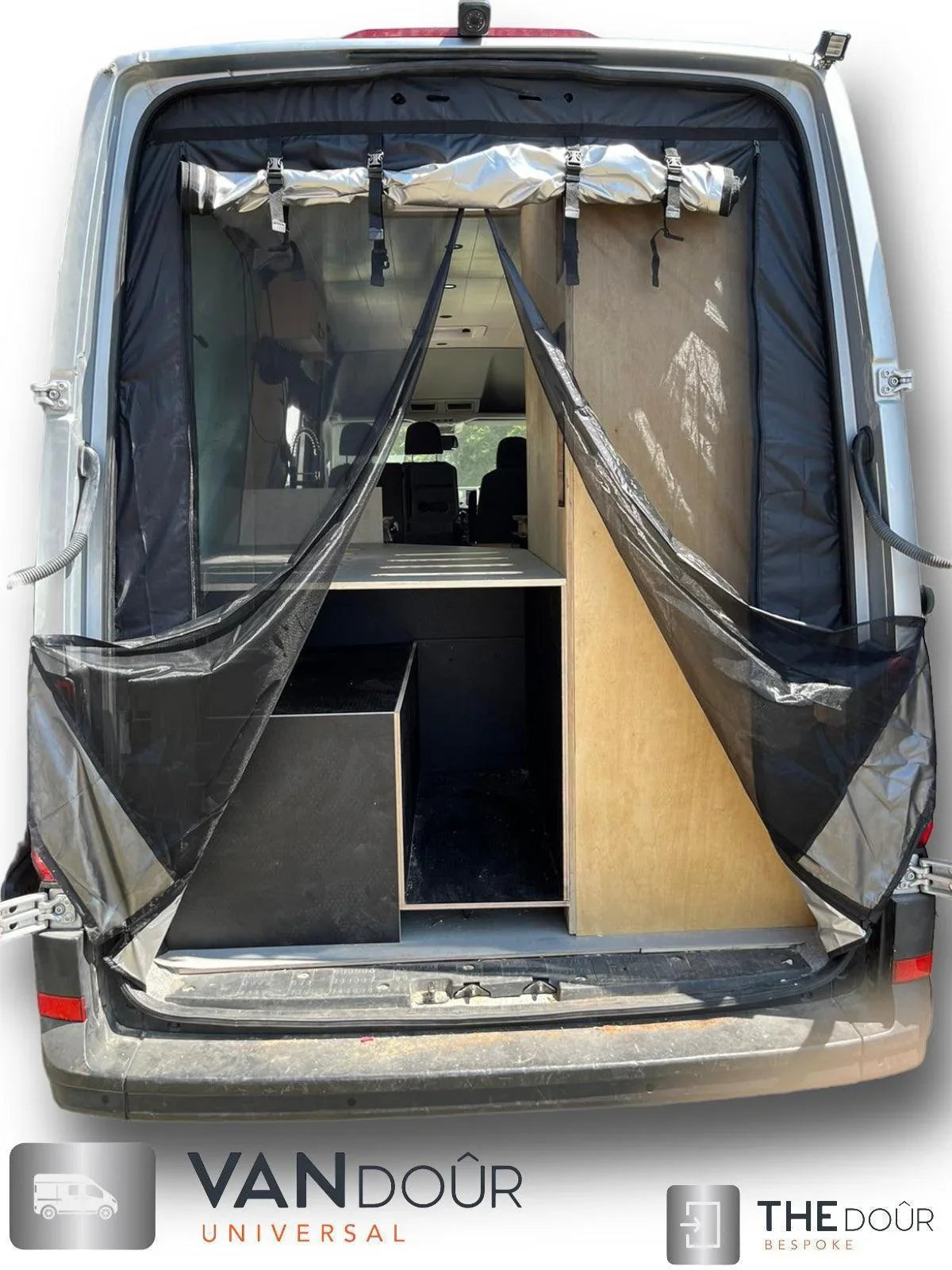 VANdour Mosquito Net Screen Small Campervans fit. Added Privacy Layer