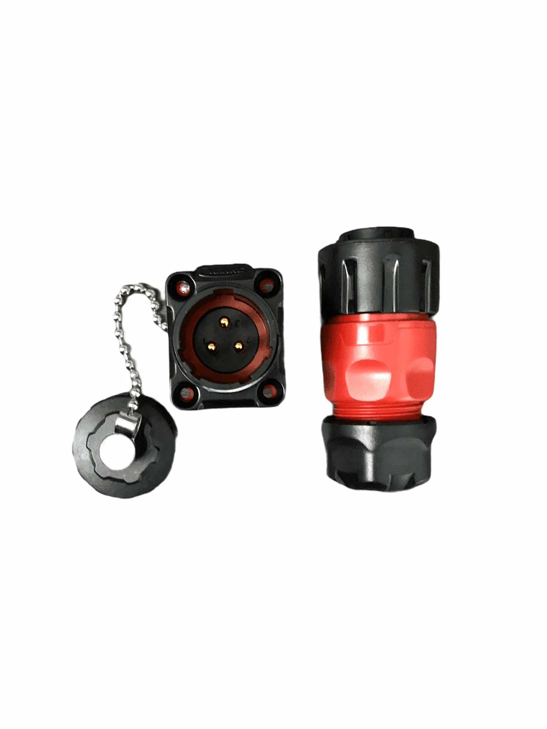 IP67 COMPACT Surface Mounted 240v Electric Hookup Red & Black
