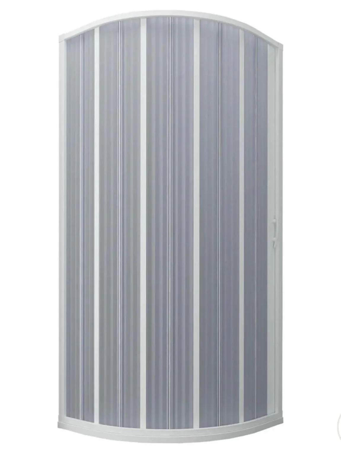 FLEXdoûr PVC Shower Door with Side Opening 1850mm Height x Reducible Width