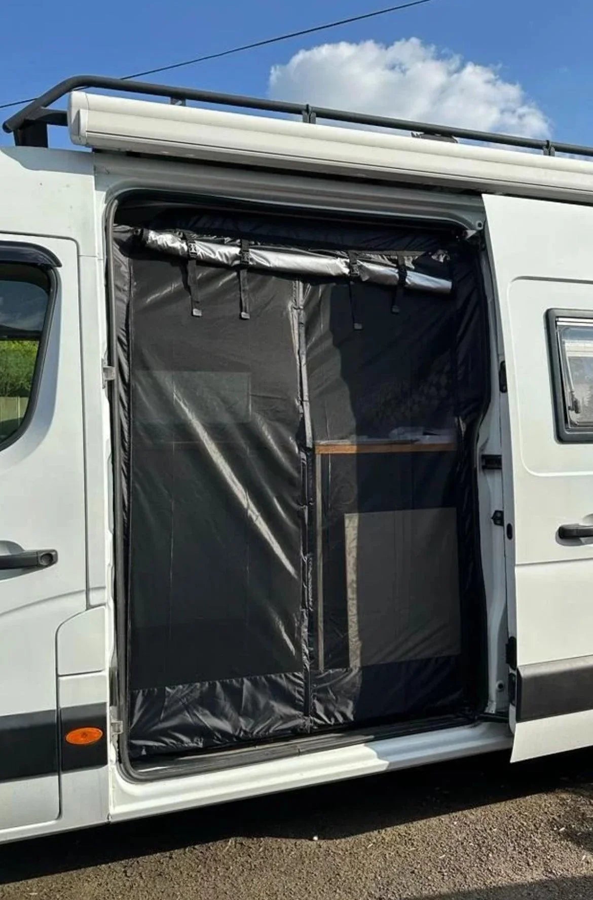 VANdour Mosquito Net Screen Small Campervans fit. Added Privacy Layer