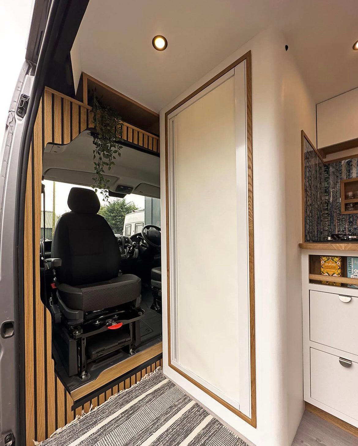 ROLdoûr Bespoke Blackout Privacy Door Screen up to 2000mm Tall, Retractable Roller Magnetic Close Made to Measure