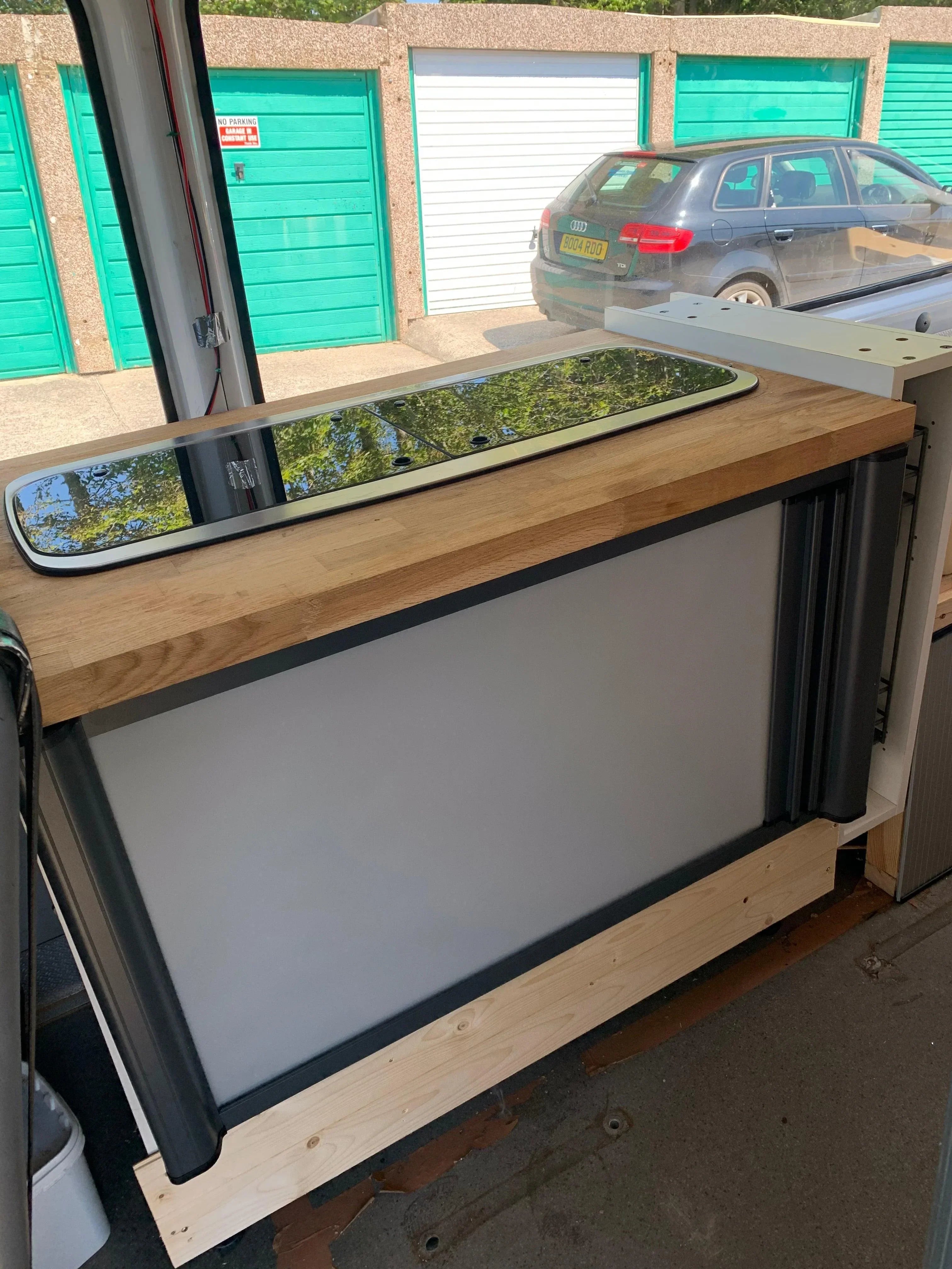 ROLdour Slimline - Duo Retractable Blackout Roller Fabric & or Net Blind / Screen Custom Made to Measure 1000mm up to 1500mm Tall x 1000mm up to 1500mm Wide
