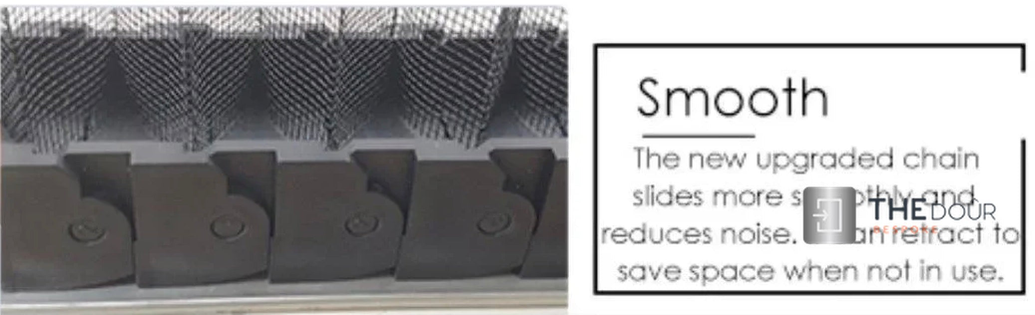 BLINDdoûr Trackless Honeycomb Insulated Blackout Blind Door - up to 2000mm Tall x up to 2000mm Wide