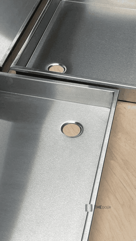 Campervan / RV Shower Trays 304-Grade Stainless Steel - 3 Sizes Options