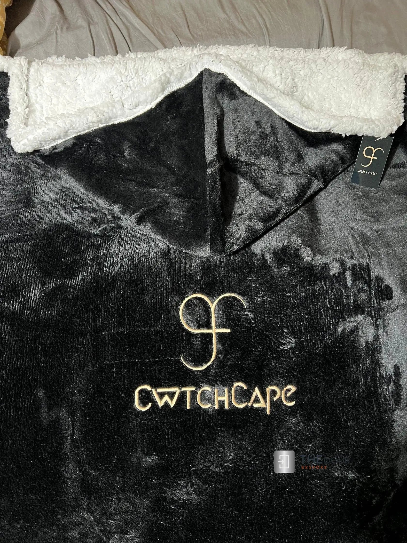 CwtchCape Camper Sherpa Fleece Hoodie Walkie Blanket Adult 1 size fits all - 4 Colours THEdoûr Bespoke