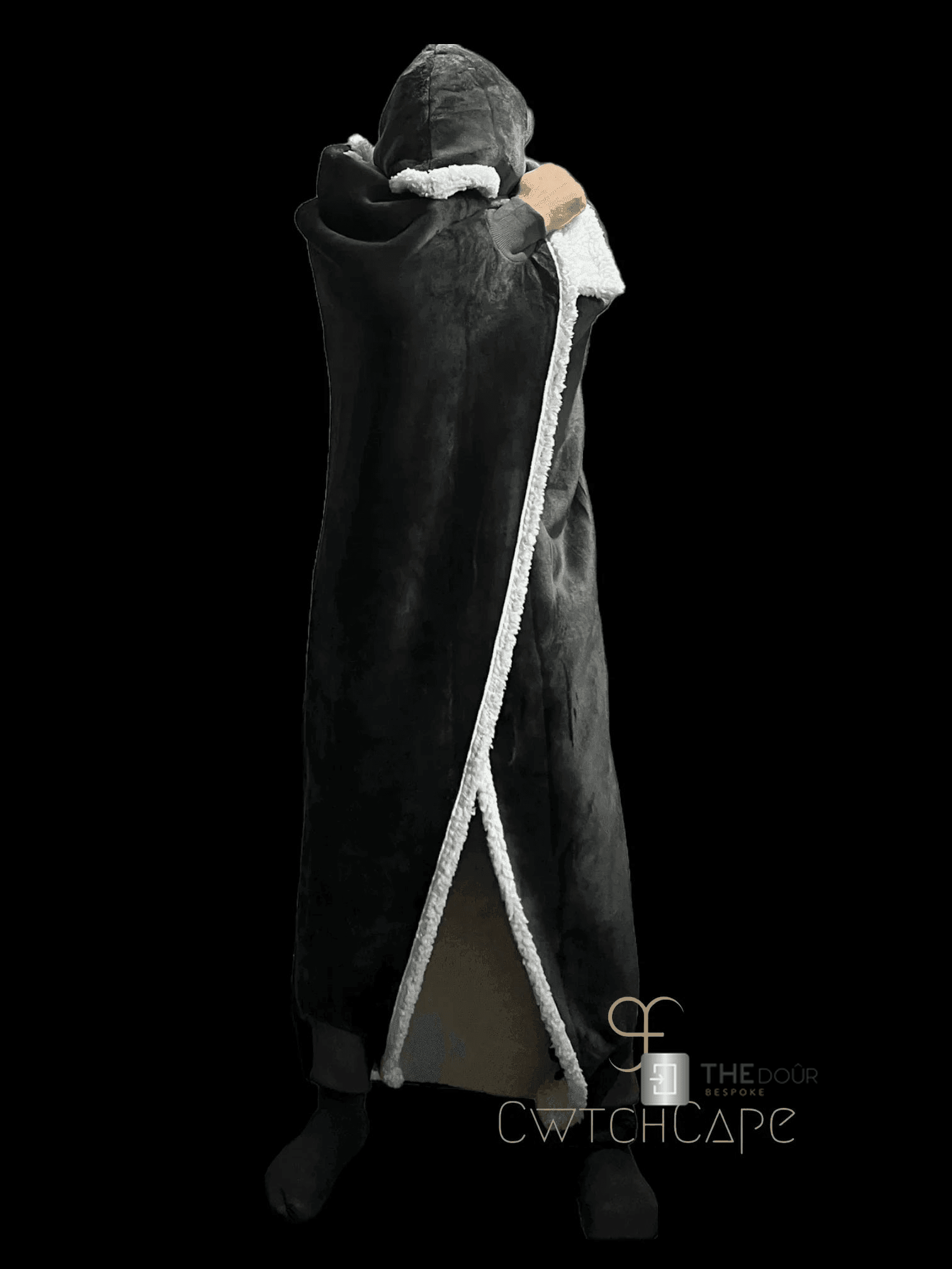 CwtchCape Camper Sherpa Fleece Hoodie Walkie Blanket Adult 1 size fits all - 4 Colours