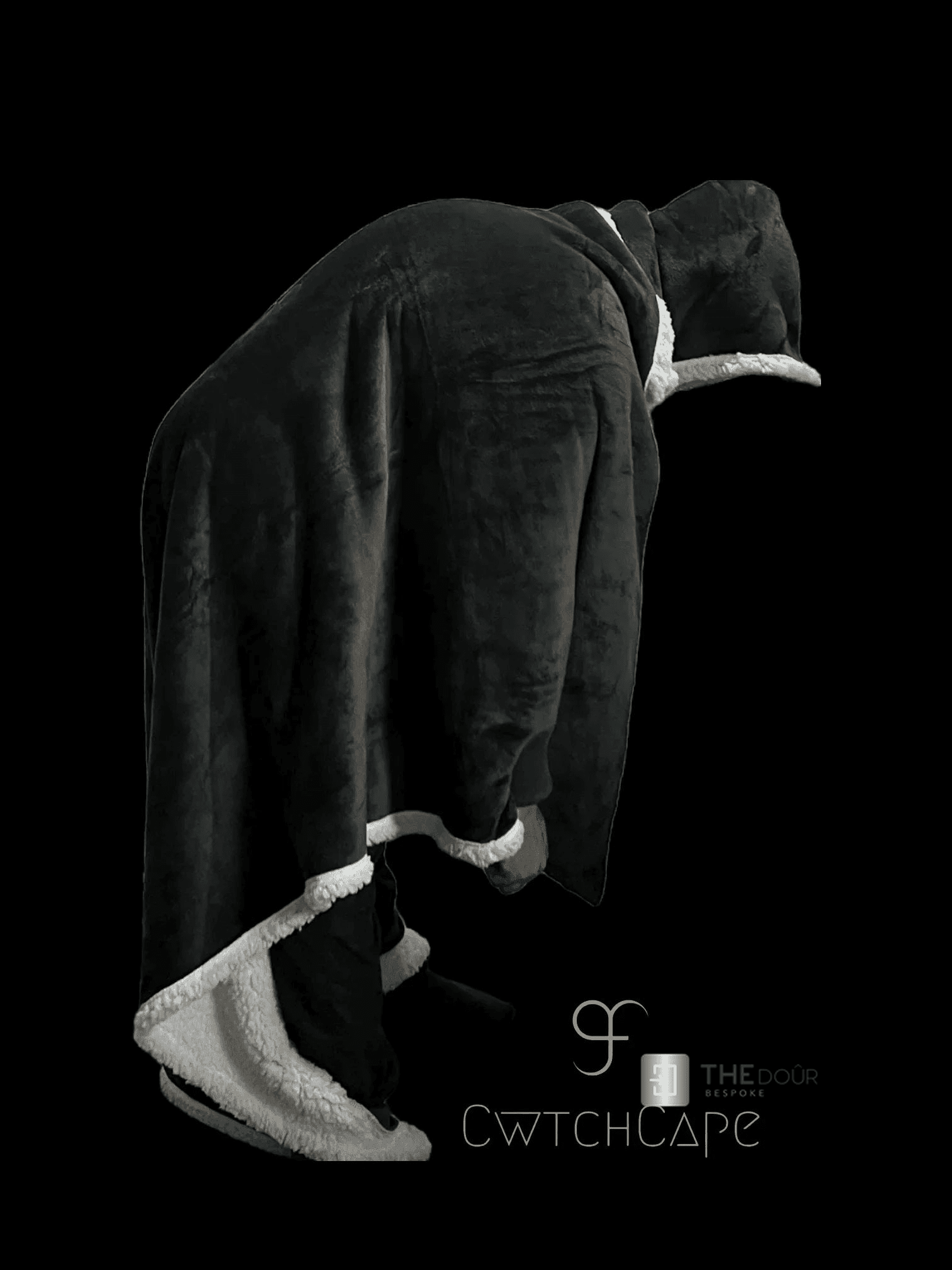 CwtchCape Camper Sherpa Fleece Hoodie Walkie Blanket Adult 1 size fits all - 4 Colours