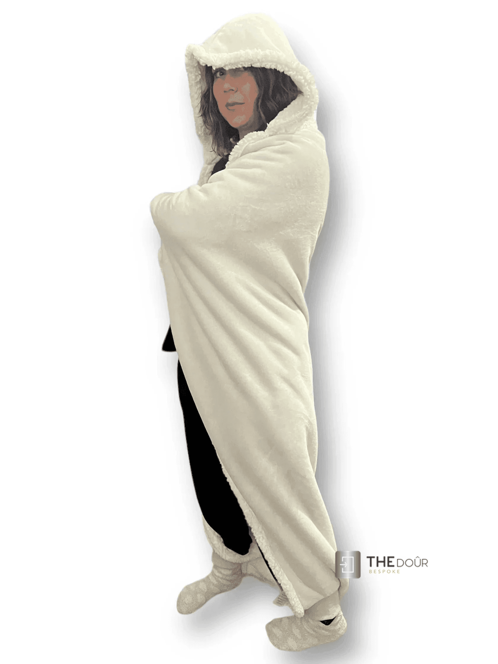 CwtchCape Camper Sherpa Fleece Hoodie Walkie Blanket Adult 1 size fits all - 4 Colours