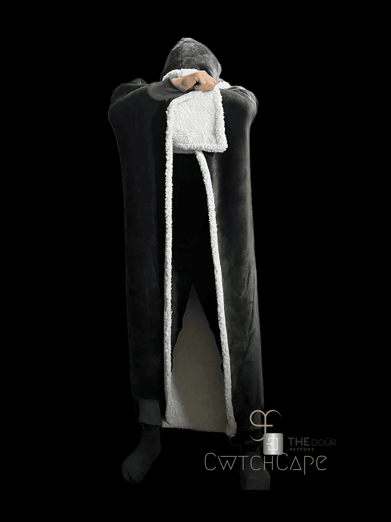 CwtchCape Camper Sherpa Fleece Hoodie Walkie Blanket Adult 1 size fits all - 4 Colours