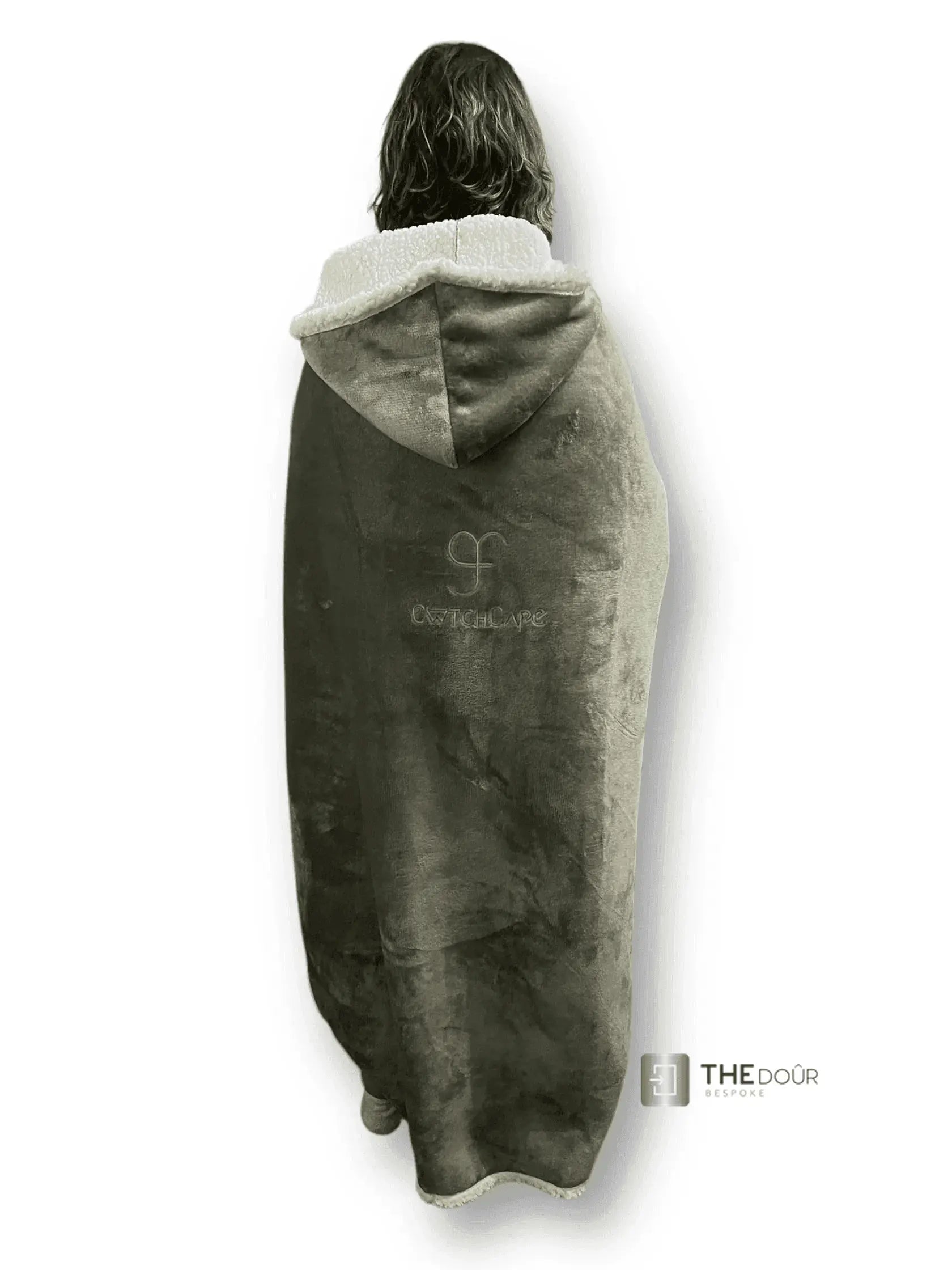 CwtchCape Camper Sherpa Fleece Hoodie Walkie Blanket Adult 1 size fits all - 4 Colours THEdoûr Bespoke