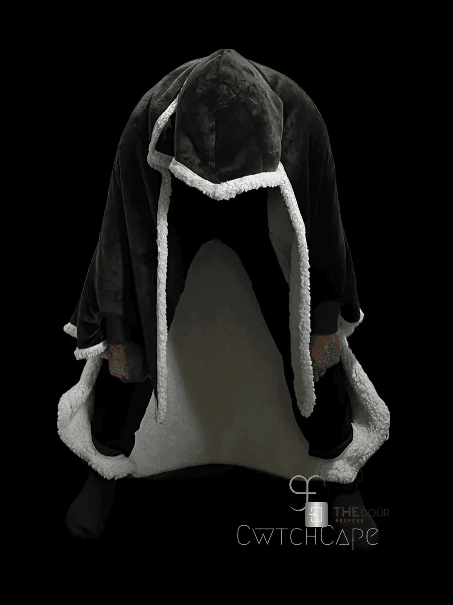 CwtchCape Camper Sherpa Fleece Hoodie Walkie Blanket Adult 1 size fits all - 4 Colours THEdoûr Bespoke