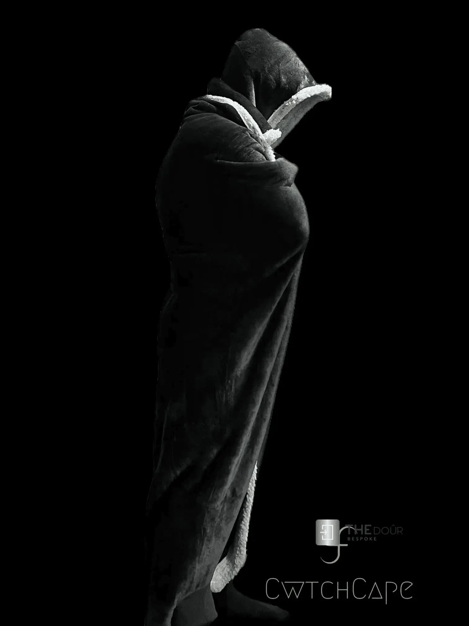 CwtchCape Camper Sherpa Fleece Hoodie Walkie Blanket Adult 1 size fits all - 4 Colours THEdoûr Bespoke