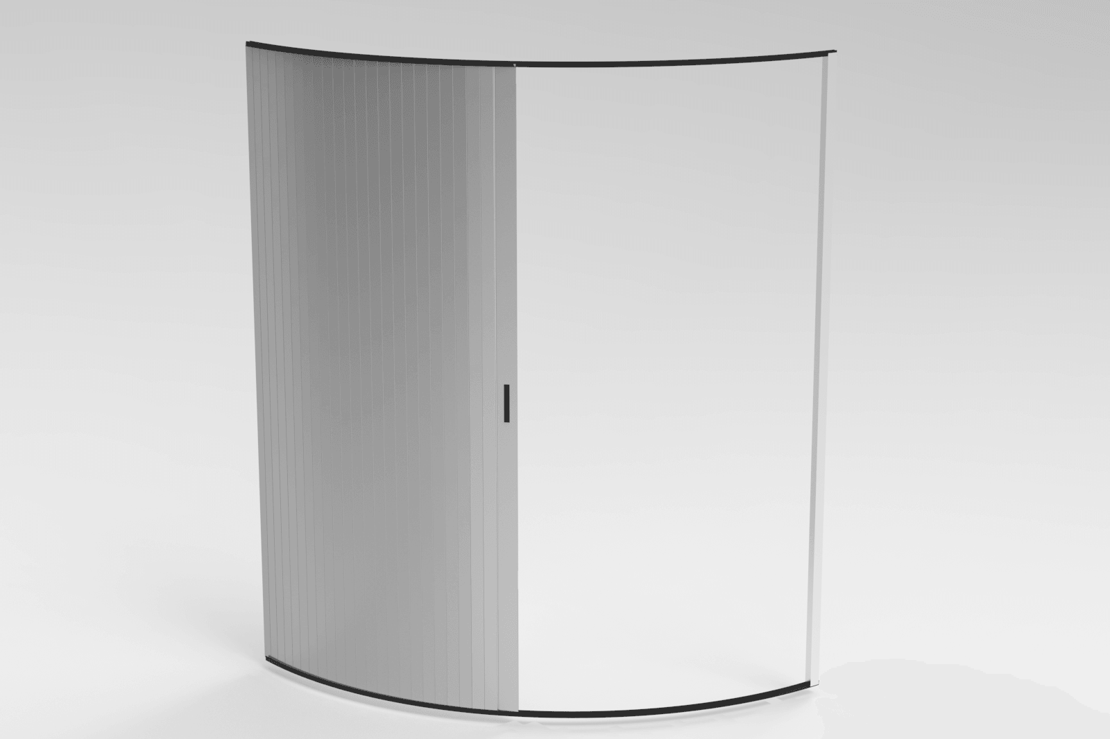 Tambour Black or White or Silver Door kits - Custom Made to the MM from 1000mm up to 1499mm tall