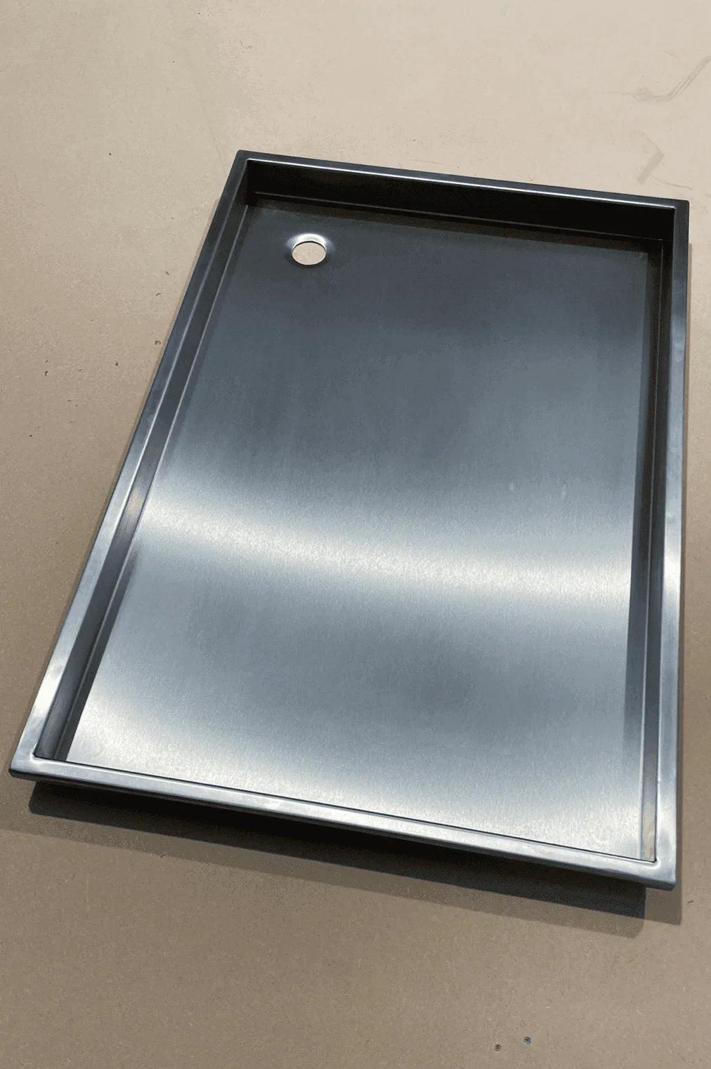 Campervan / RV Shower Trays 304-Grade Stainless Steel - 3 Sizes Options