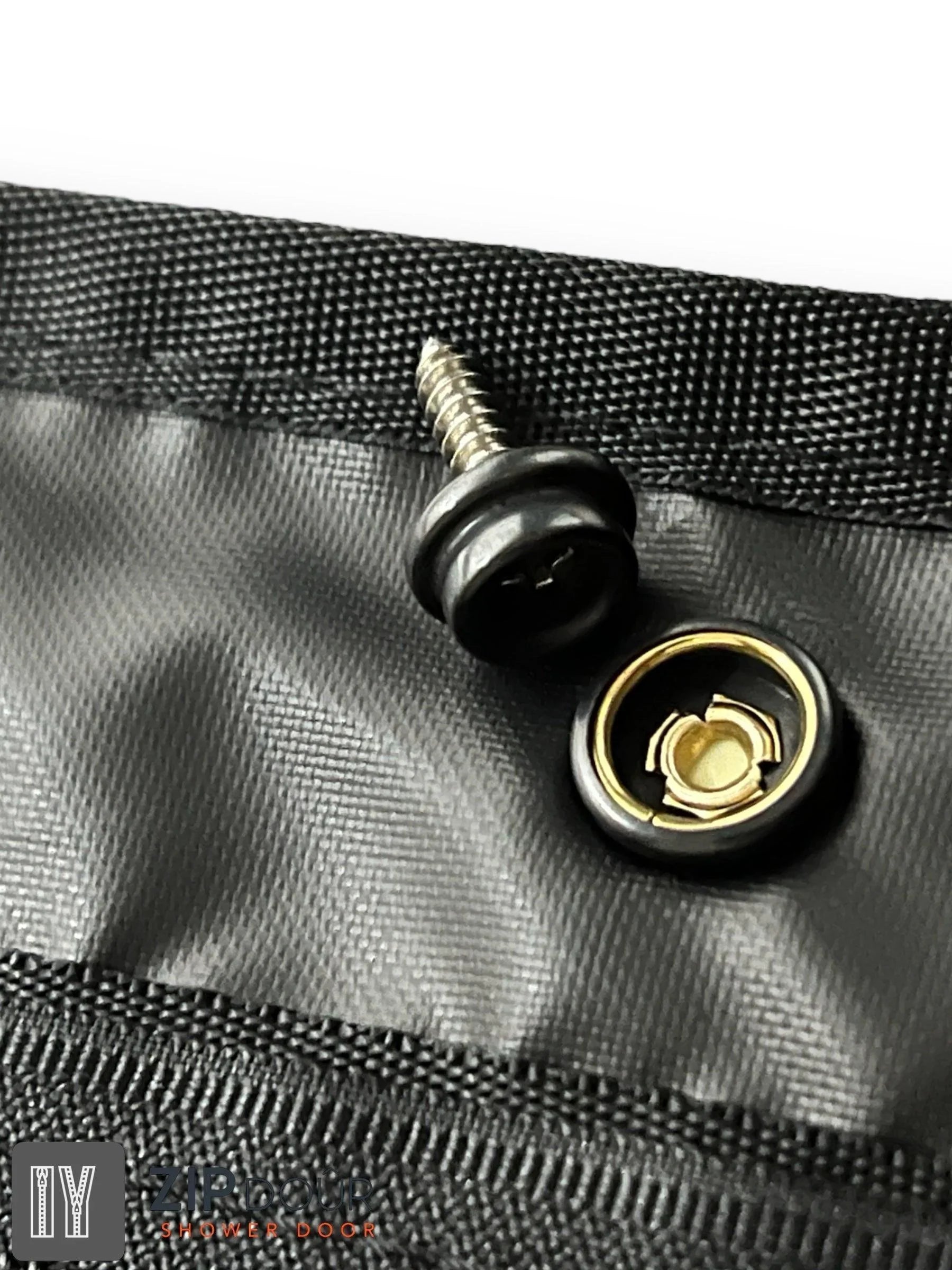 ZIPdoûr Shower Door 4x4 Camper Van / RV Double Insulated Zip Close for 1800 x 600mm Opening
