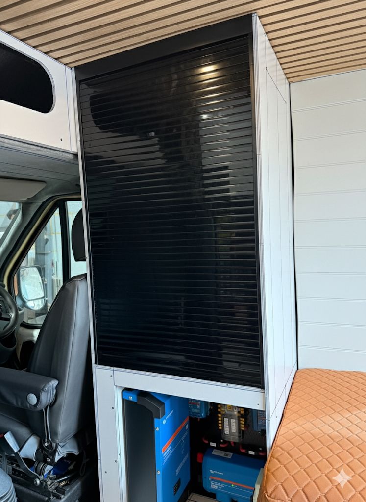 Easy Cut Tambour Vertical or Horizontal Sliding Door Kit & Parts, Up to 1000mm x 1000mm Area.