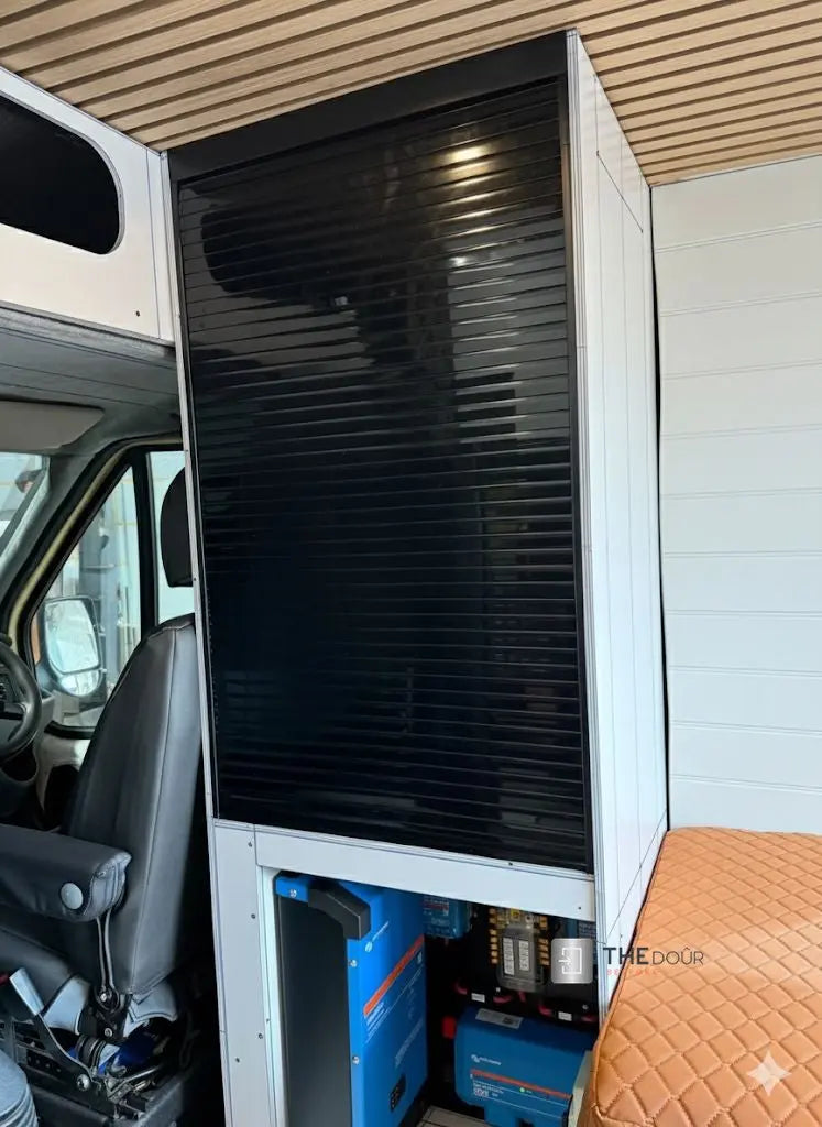 Easy Cut Tambour Vertical or Horizontal Sliding Door Kit & Parts, Up to 1000mm x 1000mm Area. THEdoûr Bespoke