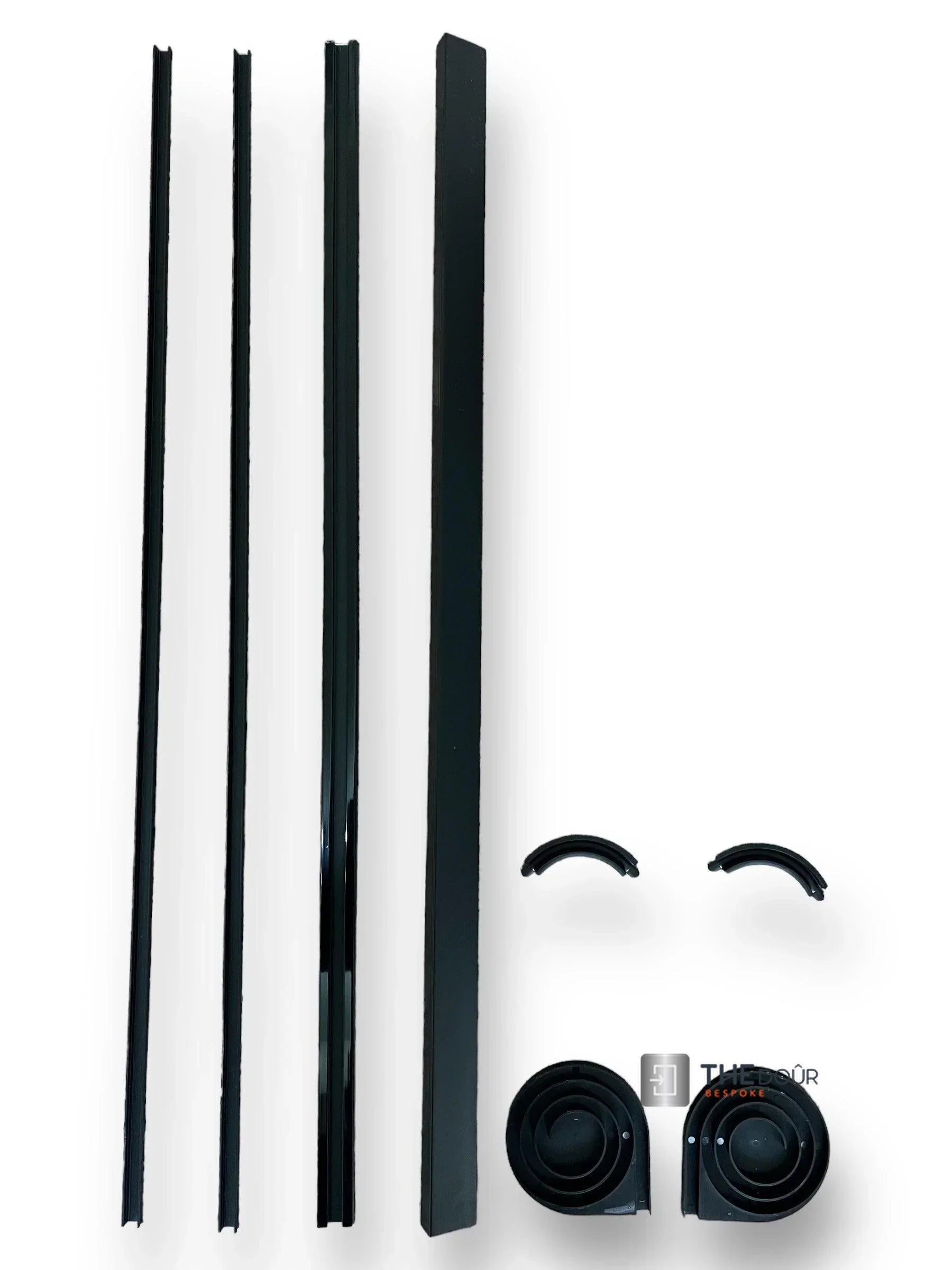 Easy Cut Tambour Vertical or Horizontal Sliding Door Kit & Parts, Up to 1000mm x 1000mm Area.