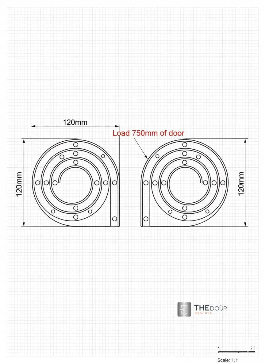 Easy Cut Tambour Vertical or Horizontal Sliding Door Kit & Parts, Up to 1000mm x 1000mm Area. THEdoûr Bespoke