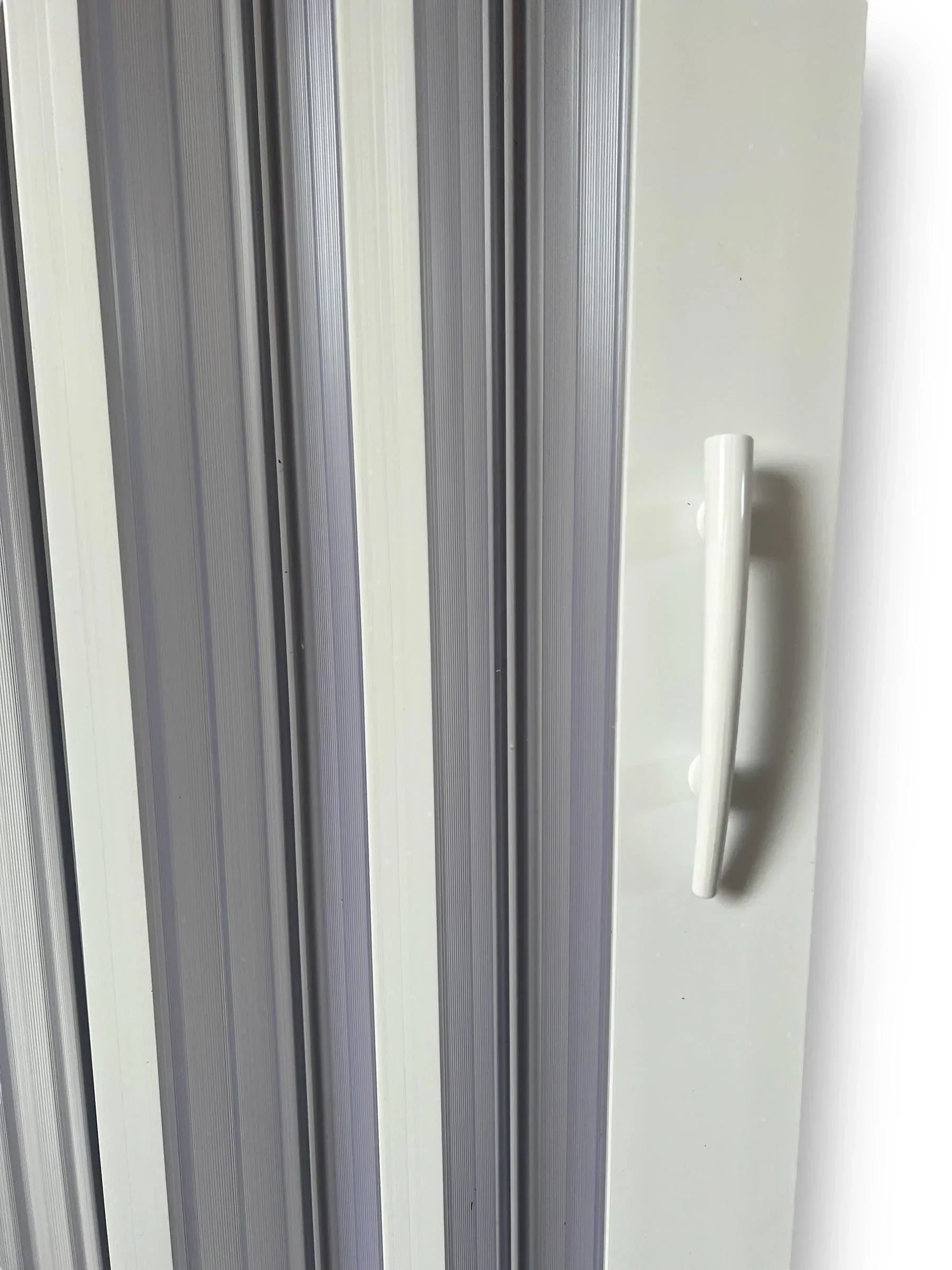 FLEXdoûr Corner PVC Shower Door with central Opening 1850mm Height x Various Reducible Width