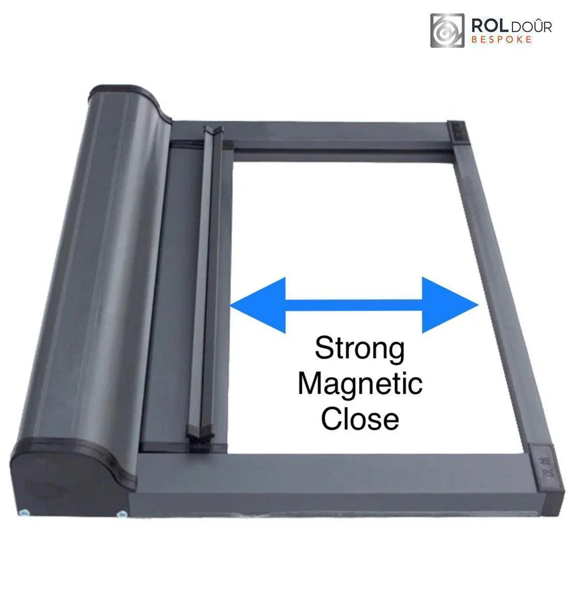 ROLdour Bespoke Vertical 1500mm up to 2000mm Wide x up to 1000mm Tall Retractable Roller Blackout, Privacy Screen Door Custom Made to Measure