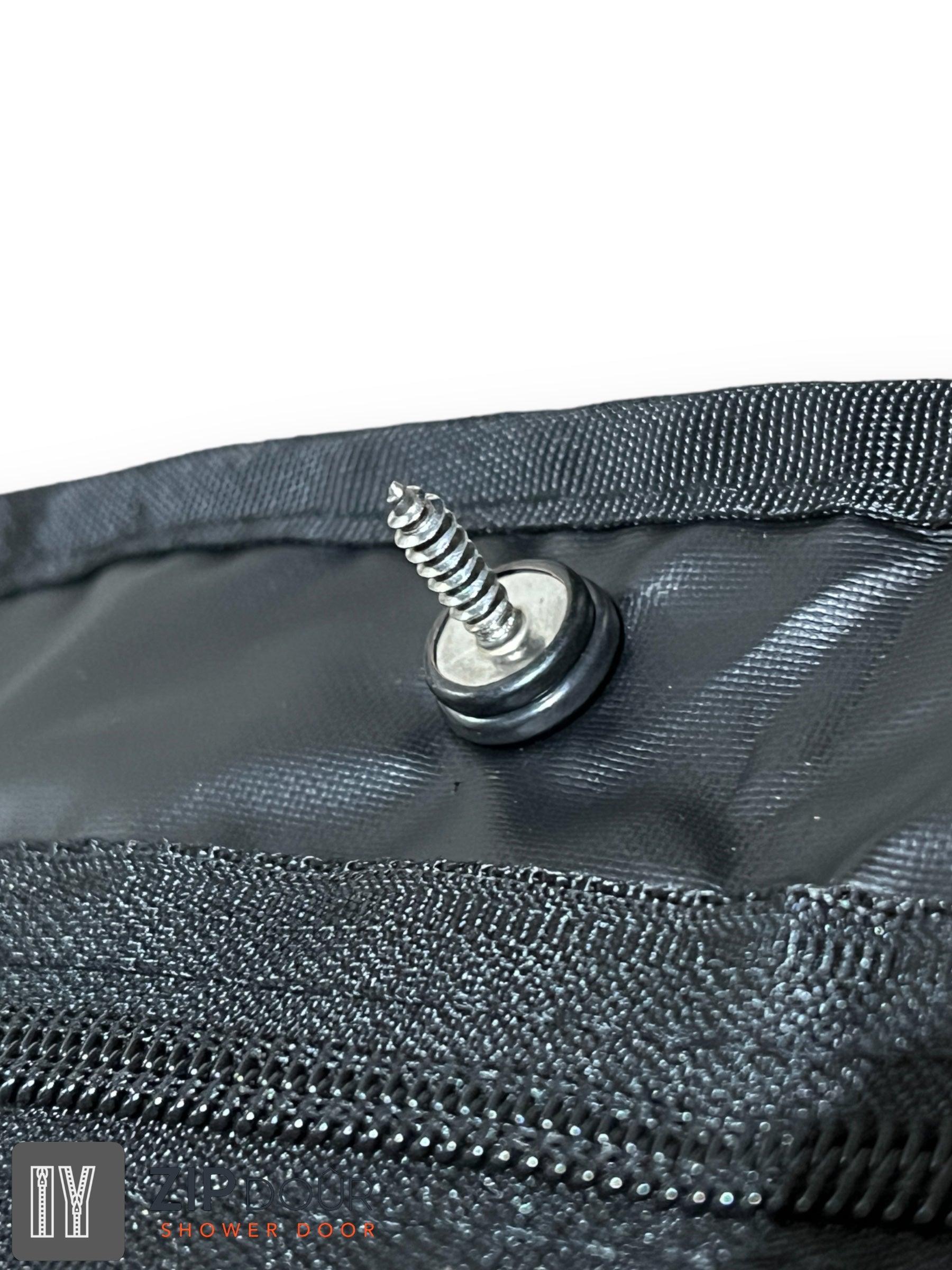 ZIPdoûr Shower Door 4x4 Camper Van / RV - Double Insulated Zip Close in Various Sizes