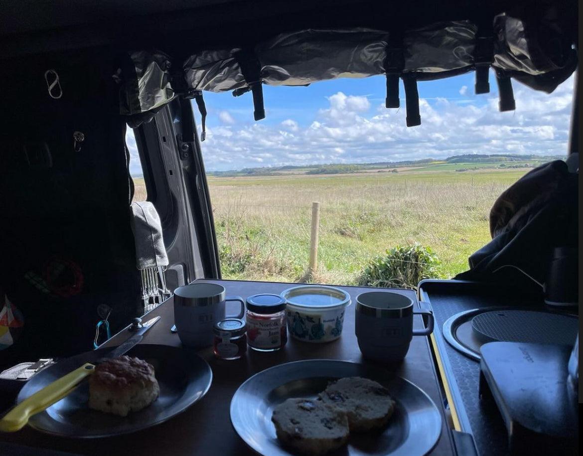 VANdour Mosquito Net Screen Small Campervans fit. Added Privacy Layer