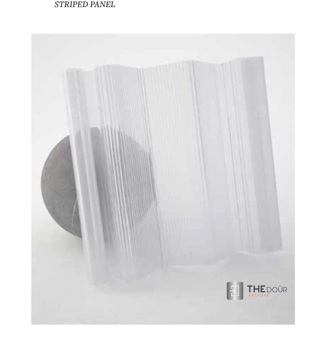 FLEXdoûr 3 Side Folding PVC Shower Enclosure Doors with central Opening 1850mm Height x Various Widths