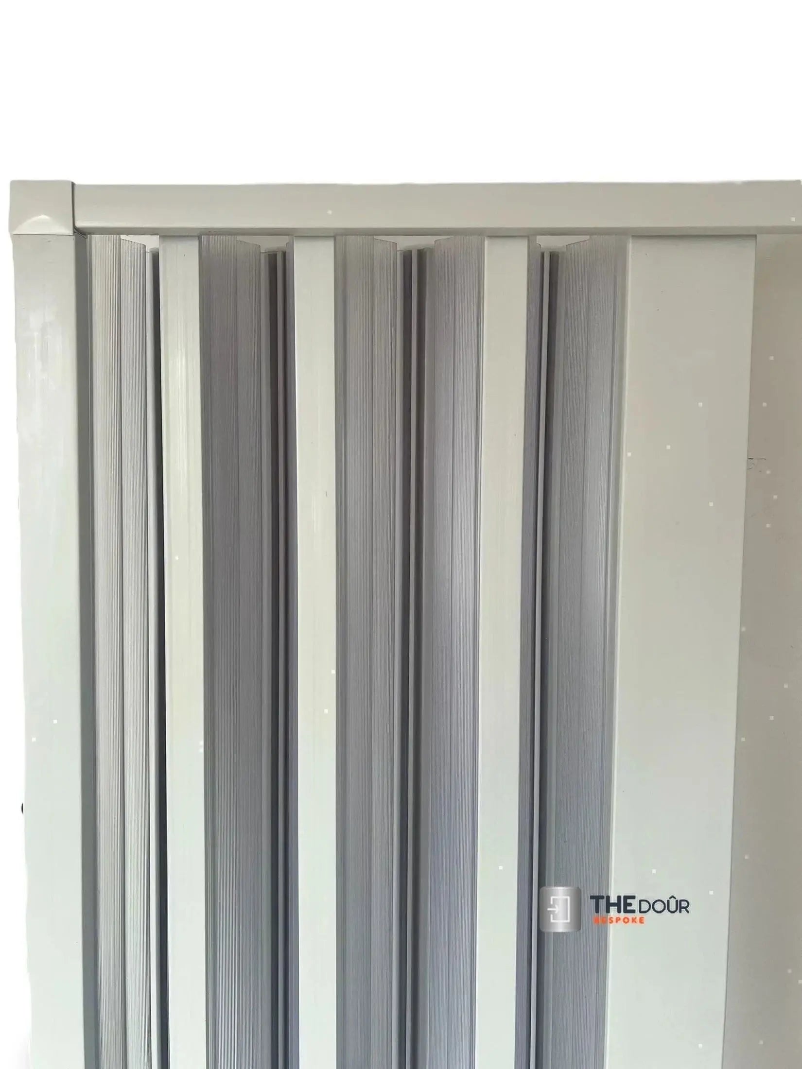 FLEXdoûr PVC Folding Shower Door with Side Opening 1850mm Height x Various Width THEdoûr Bespoke