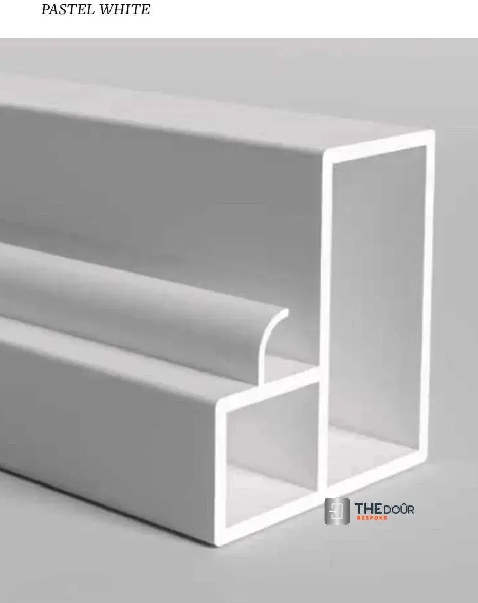 FLEXdour Folding PVC Shower Enclosure Doors Central Opening 1850mm Height x Various Width THEdoûr Bespoke