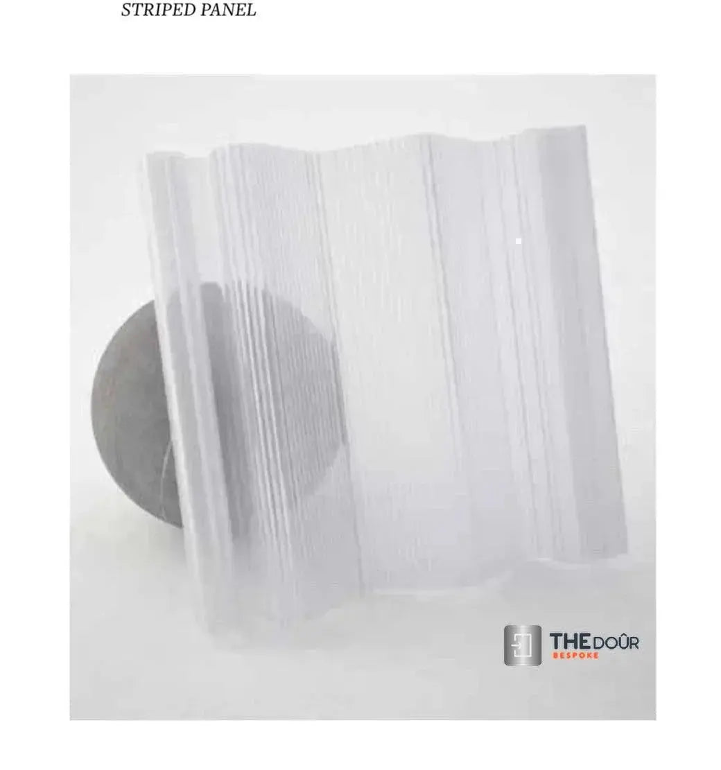 FLEXdour Folding PVC Shower Enclosure Doors Central Opening 1850mm Height x Various Width THEdoûr Bespoke