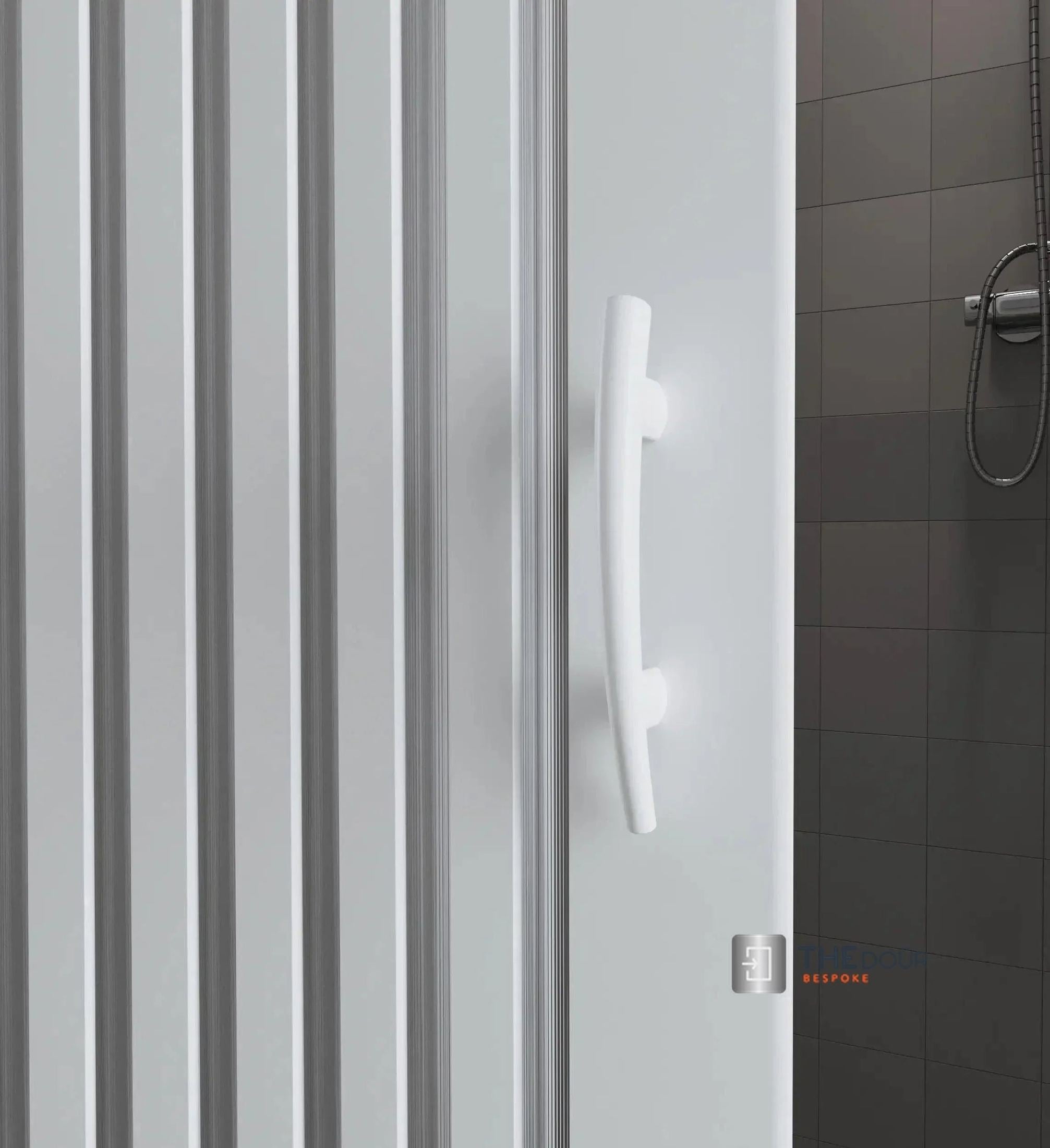 FLEXdoûr 3 Side Folding PVC Shower Enclosure Doors with central Opening 1850mm Height x Various Widths