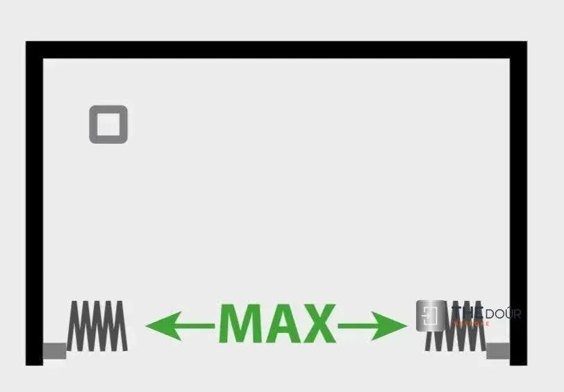 FLEXdour Folding PVC Shower Enclosure Doors Central Opening 1850mm Height x Various Width THEdoûr Bespoke