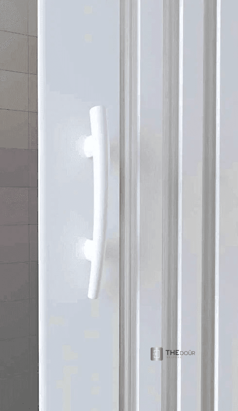 FLEXdoûr PVC Shower Door with Central Opening 1850mm Height x Various Width
