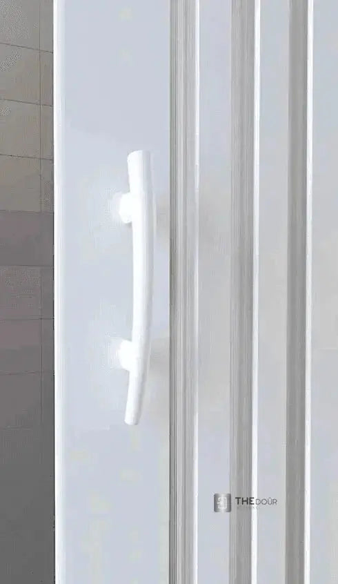 FLEXdoûr PVC Shower Door with Central Opening 1850mm Height x Various Width THEdoûr Bespoke